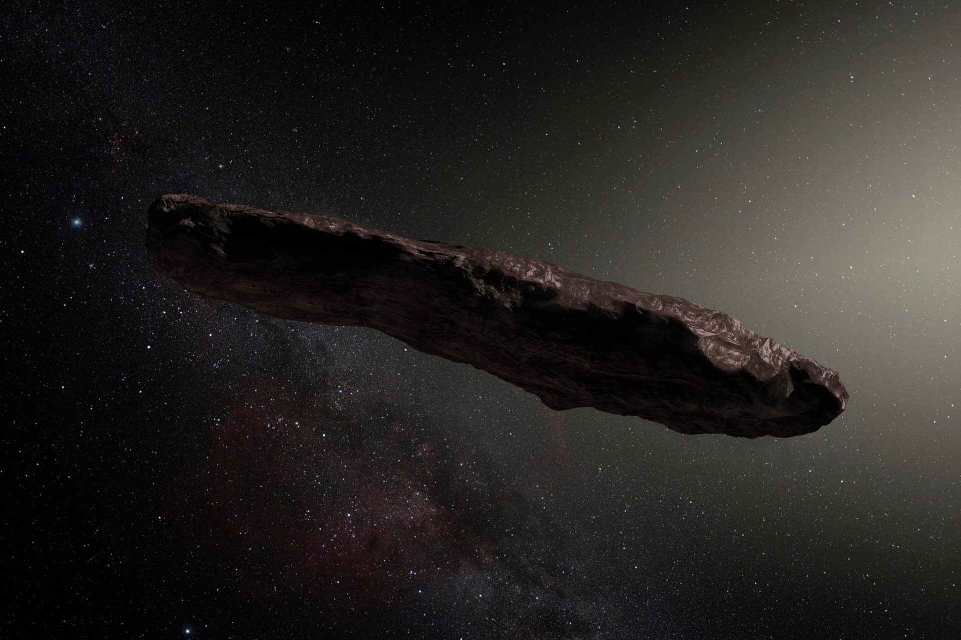 The comet Oumuamua
