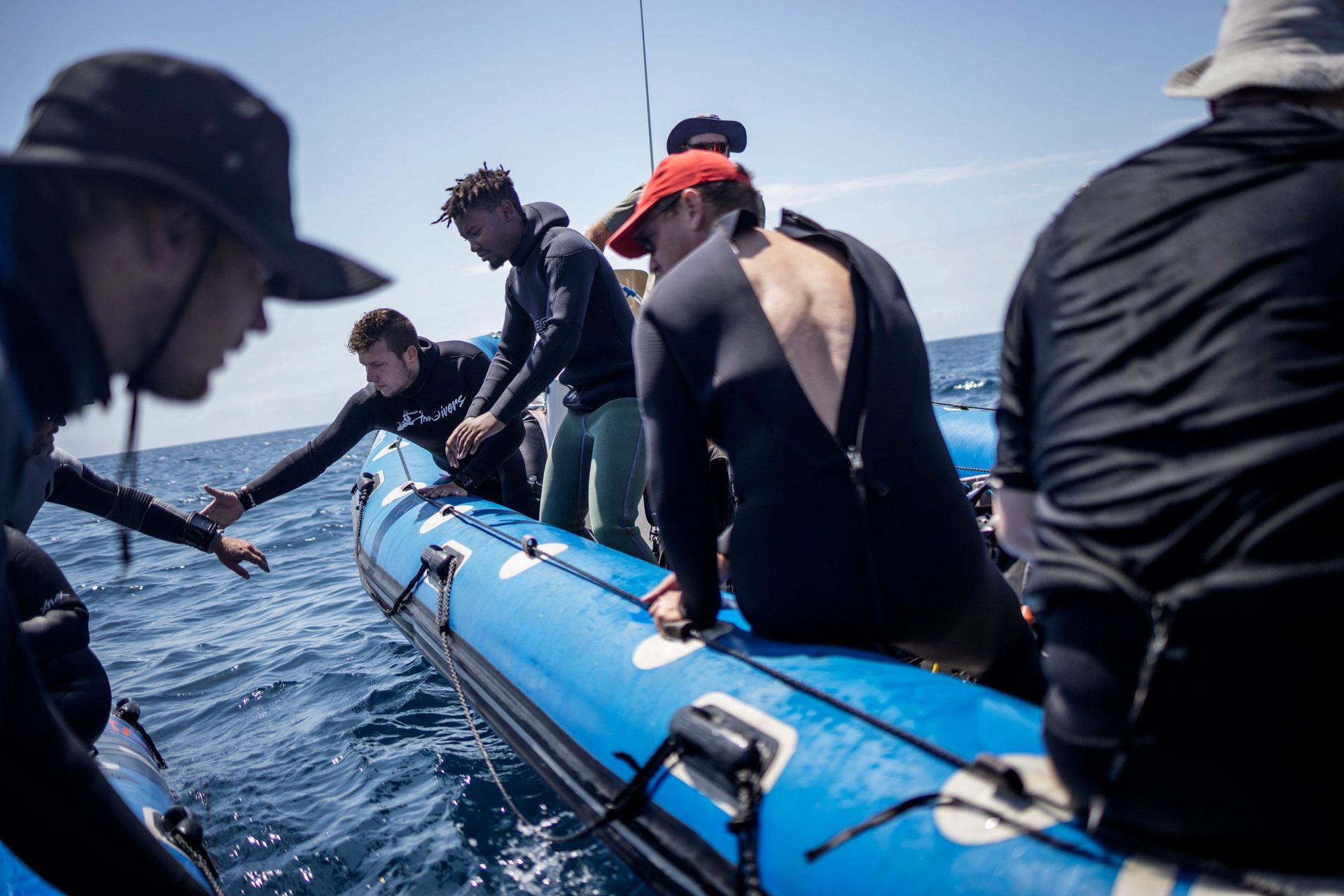 Un pescador mordido en un brazo en 2012 en el Golfo de Vizcaya