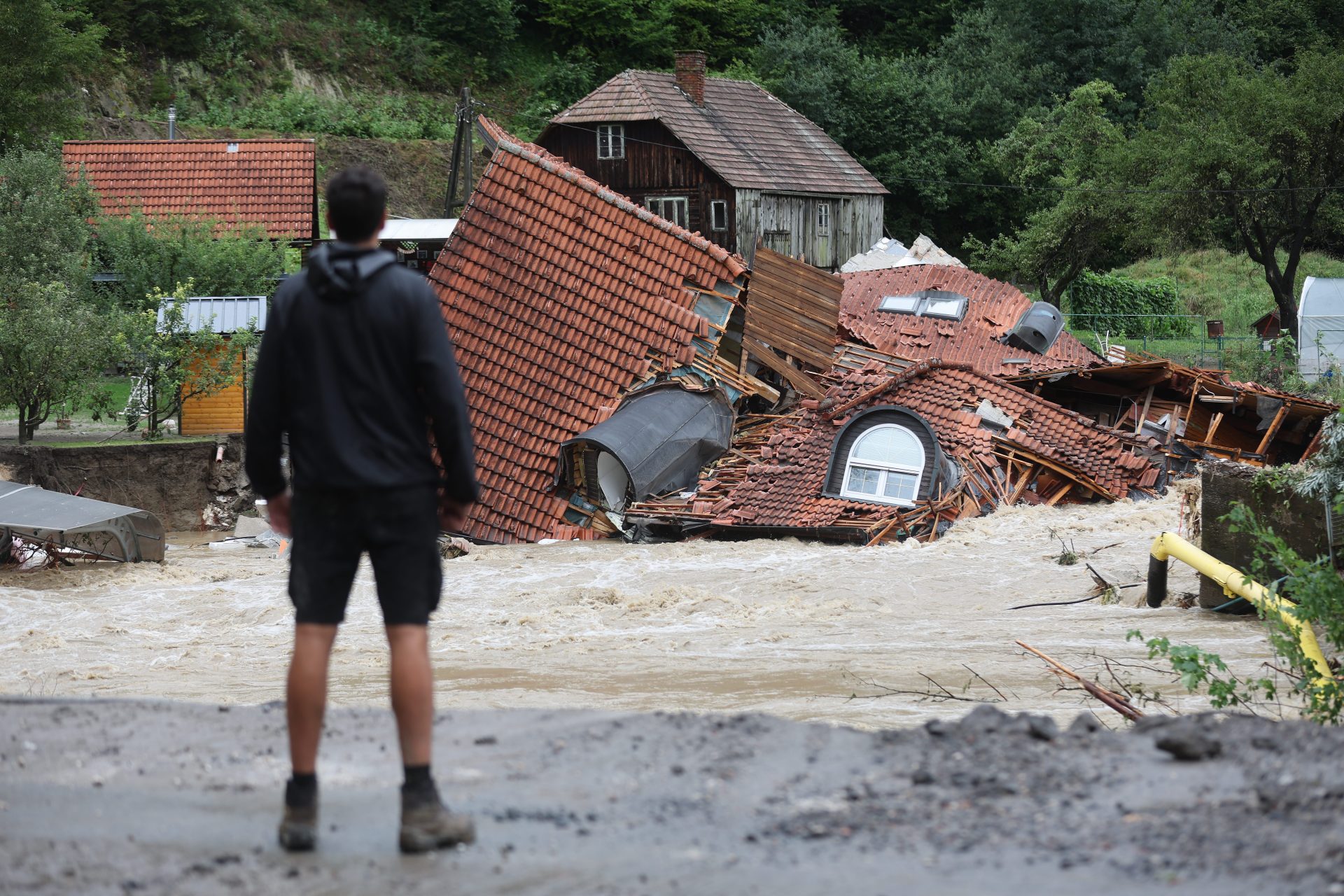 Katastrophenalarm: Überschwemmungen in Slowenien und Österreich nach Starkregenfällen