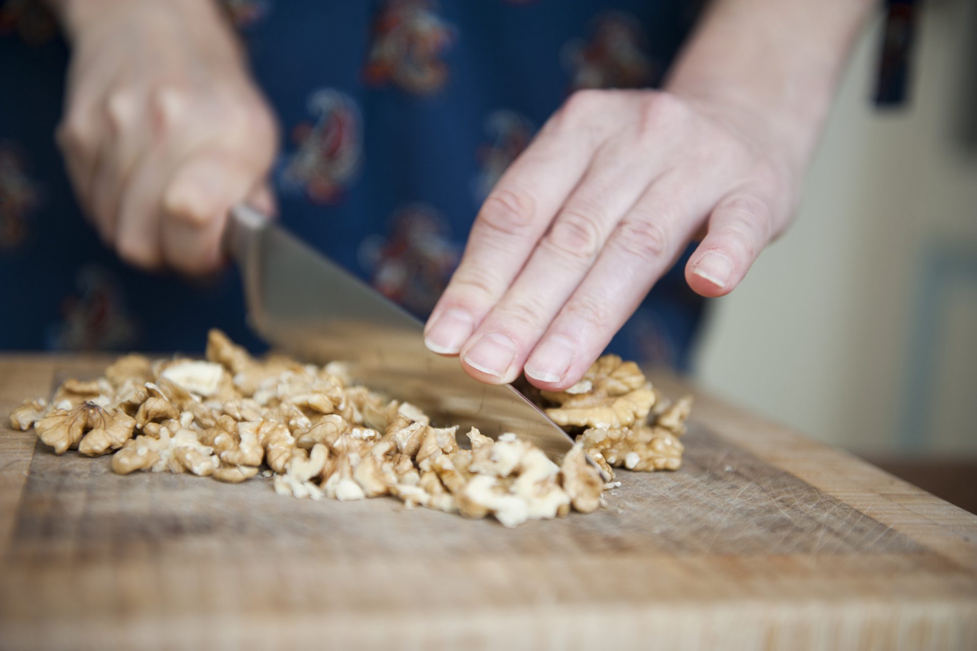 Enthusiastic about nuts 