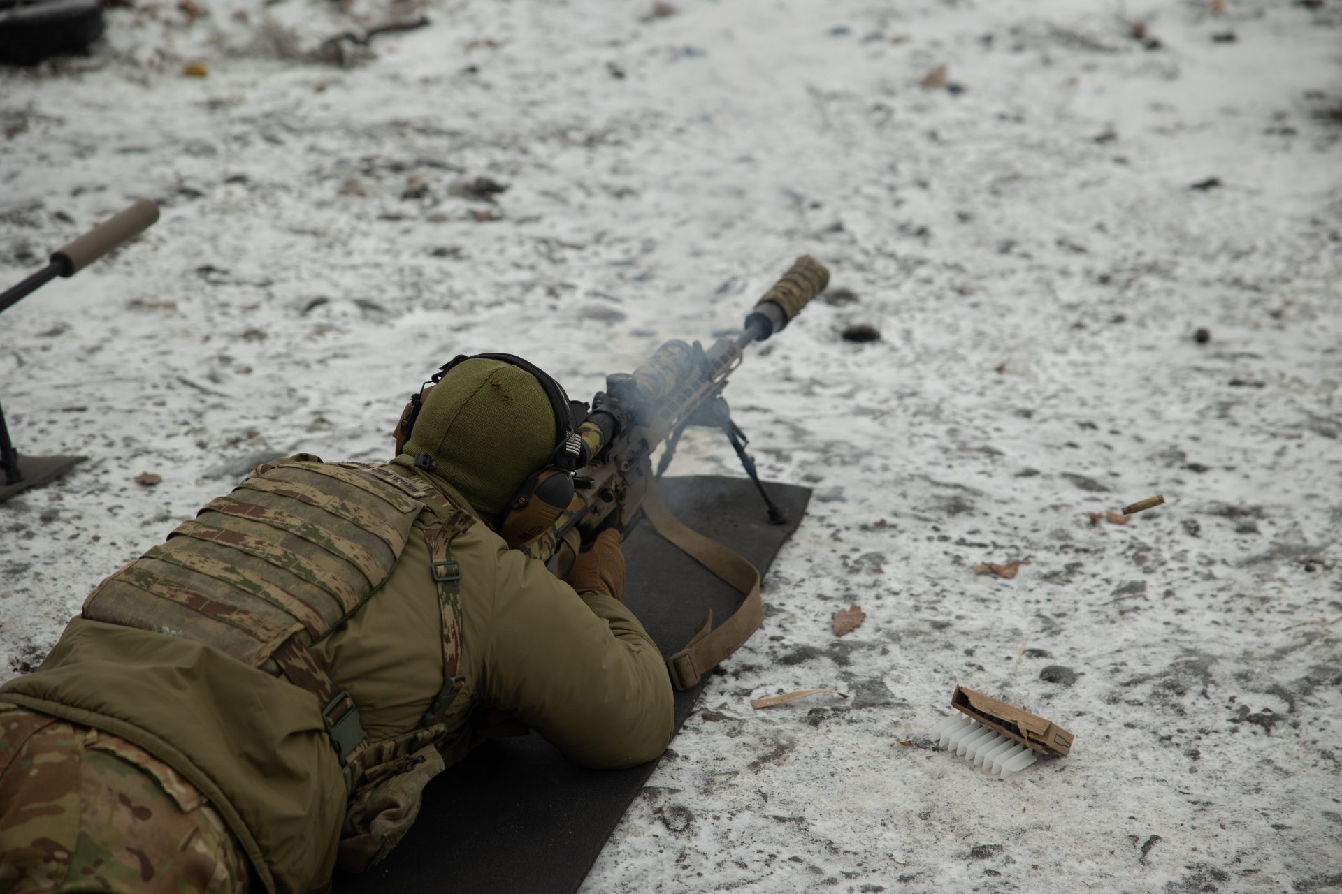 A Ukrainian sniper broke the world record for longest kill shot