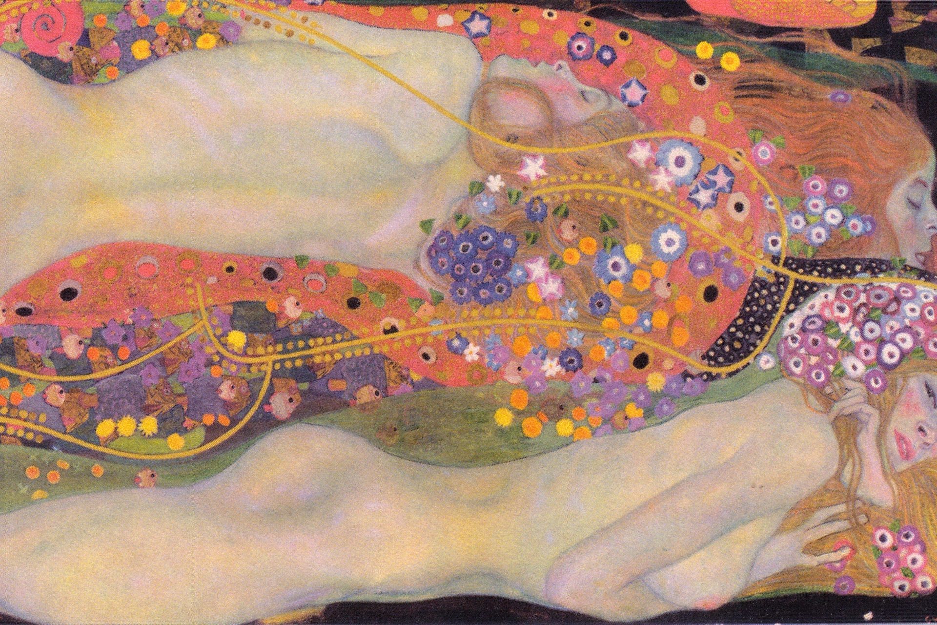 Wasserschlangen II, Gustav Klimt 
