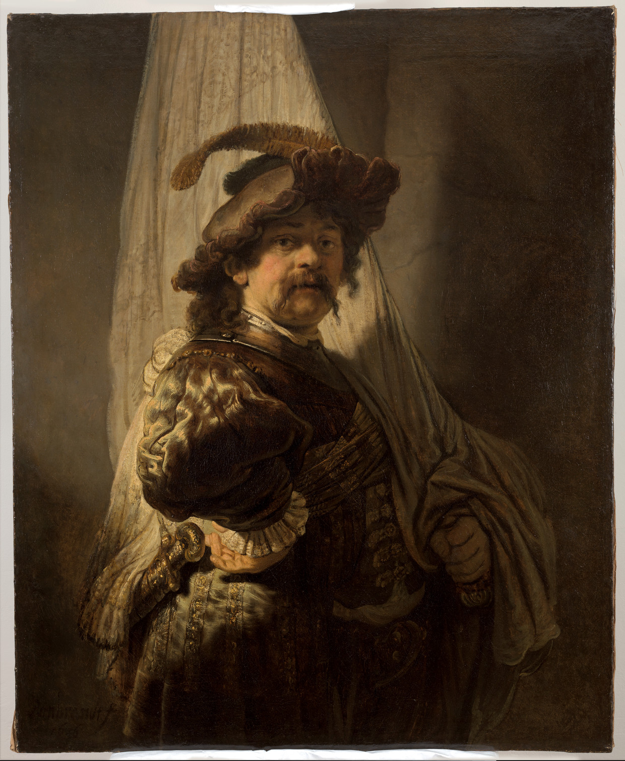 The Standard Bearer, Rembrandt 