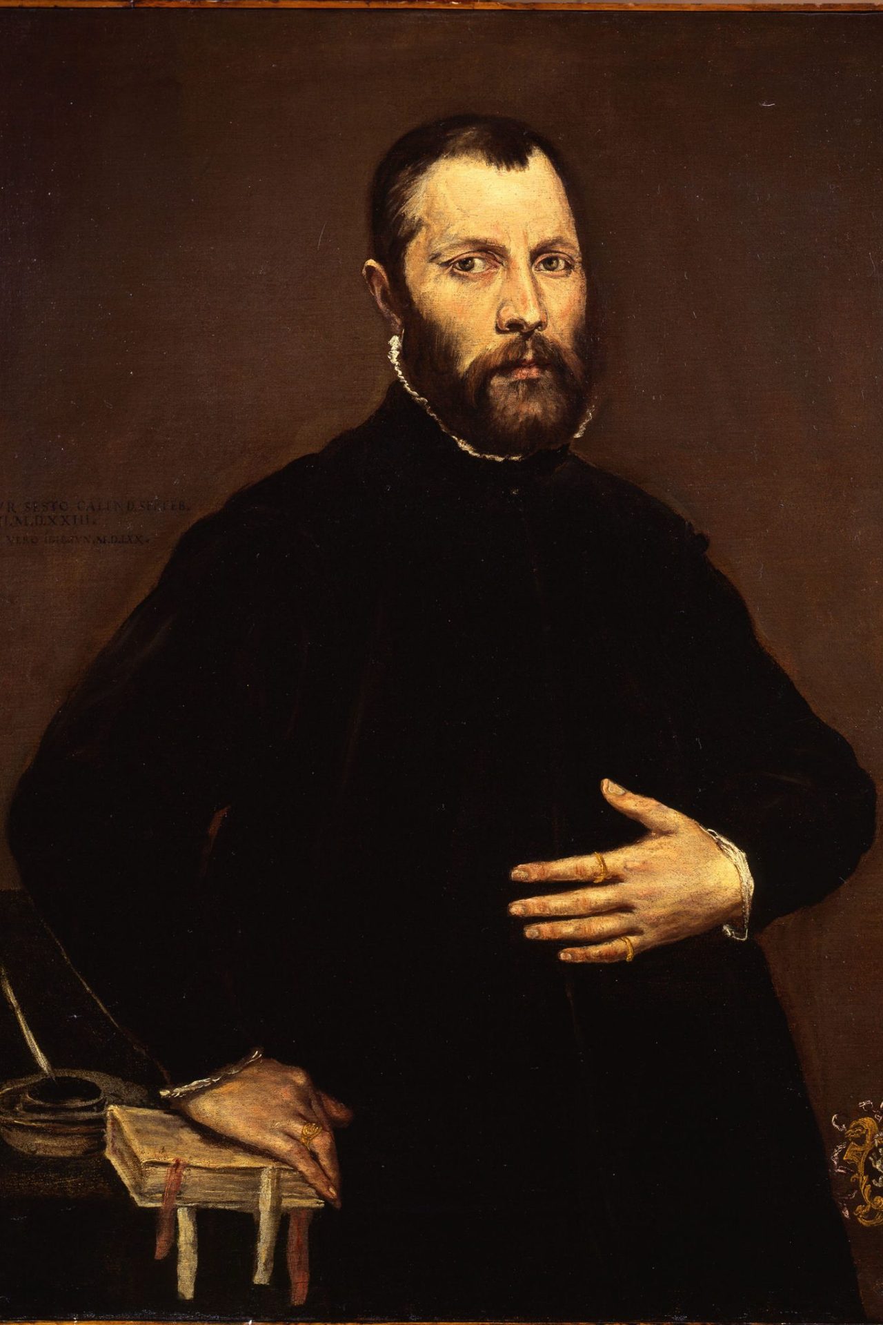 Retrato de un caballero (1570), El Greco