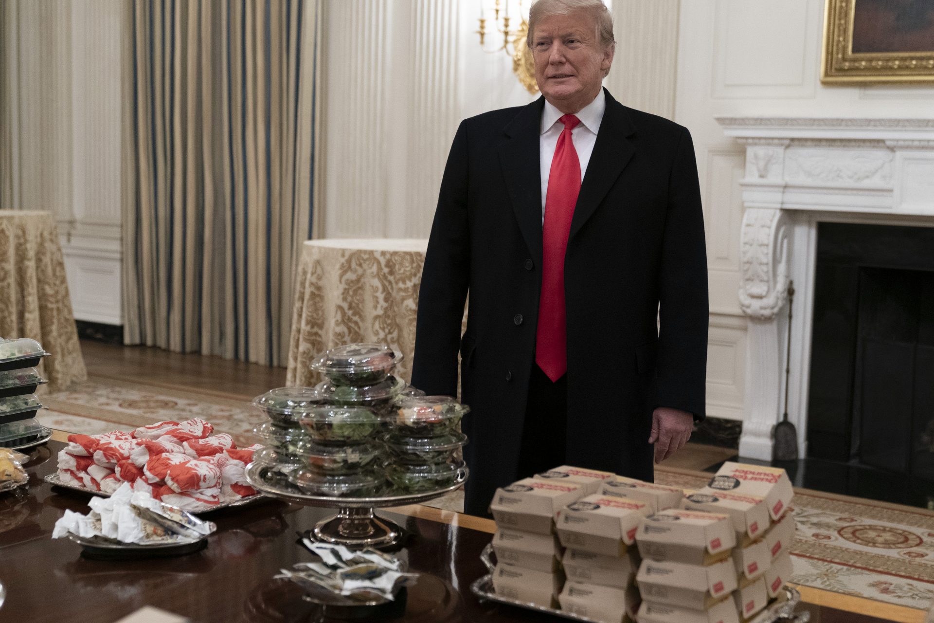Trump’s Fast Food Football Feast in the White House