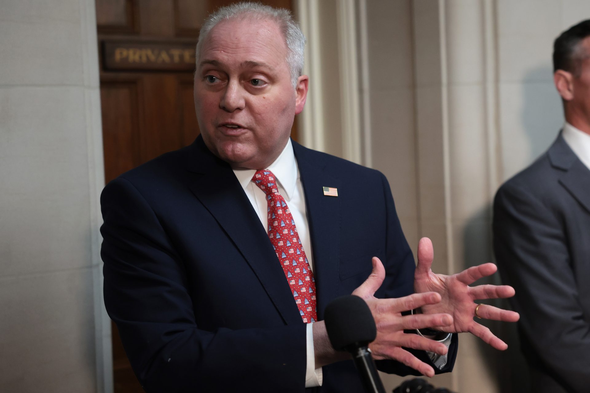 Steve Scalise dropped out of the speakership race