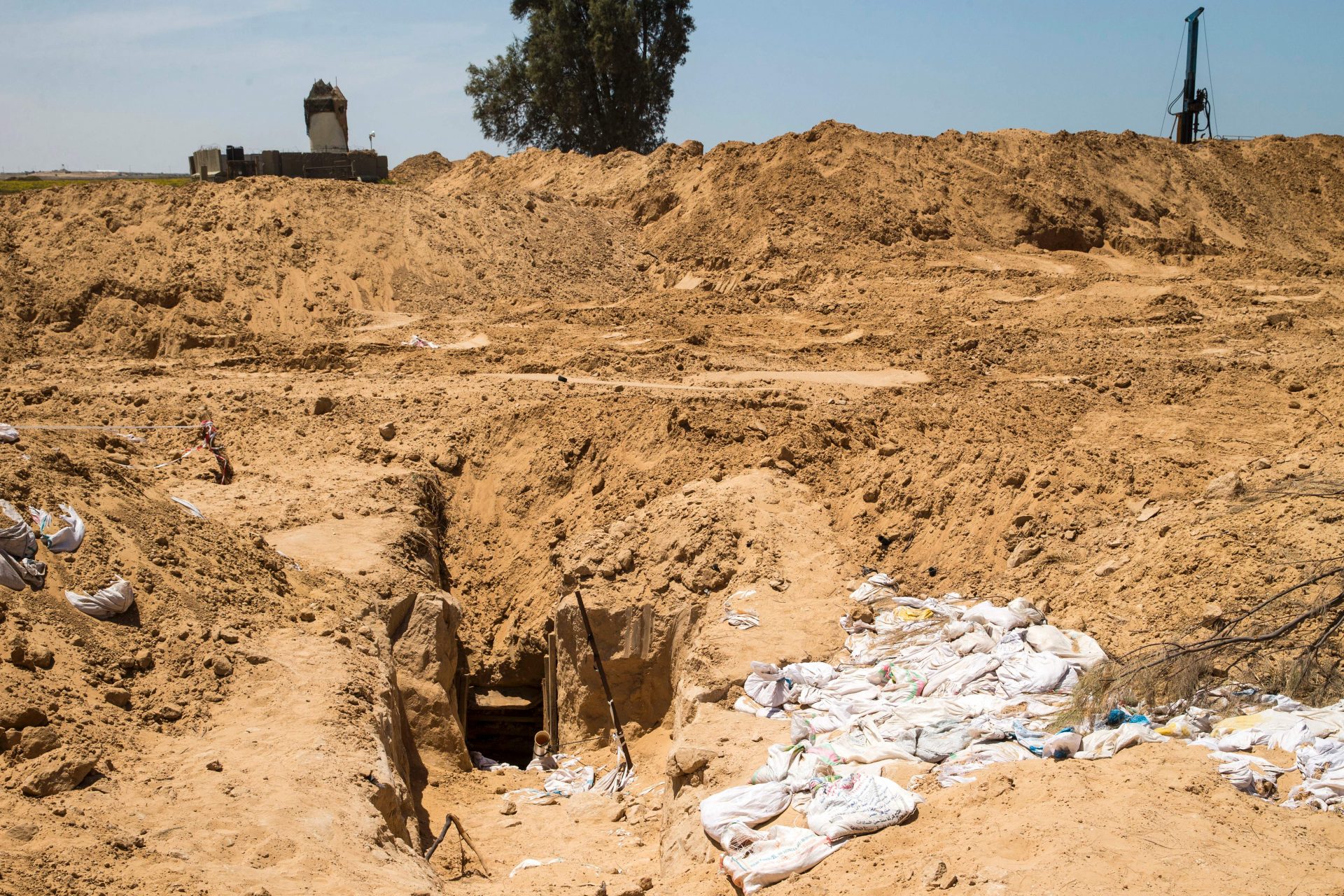 A tunnel was discovered next to a kibbutz in 2013