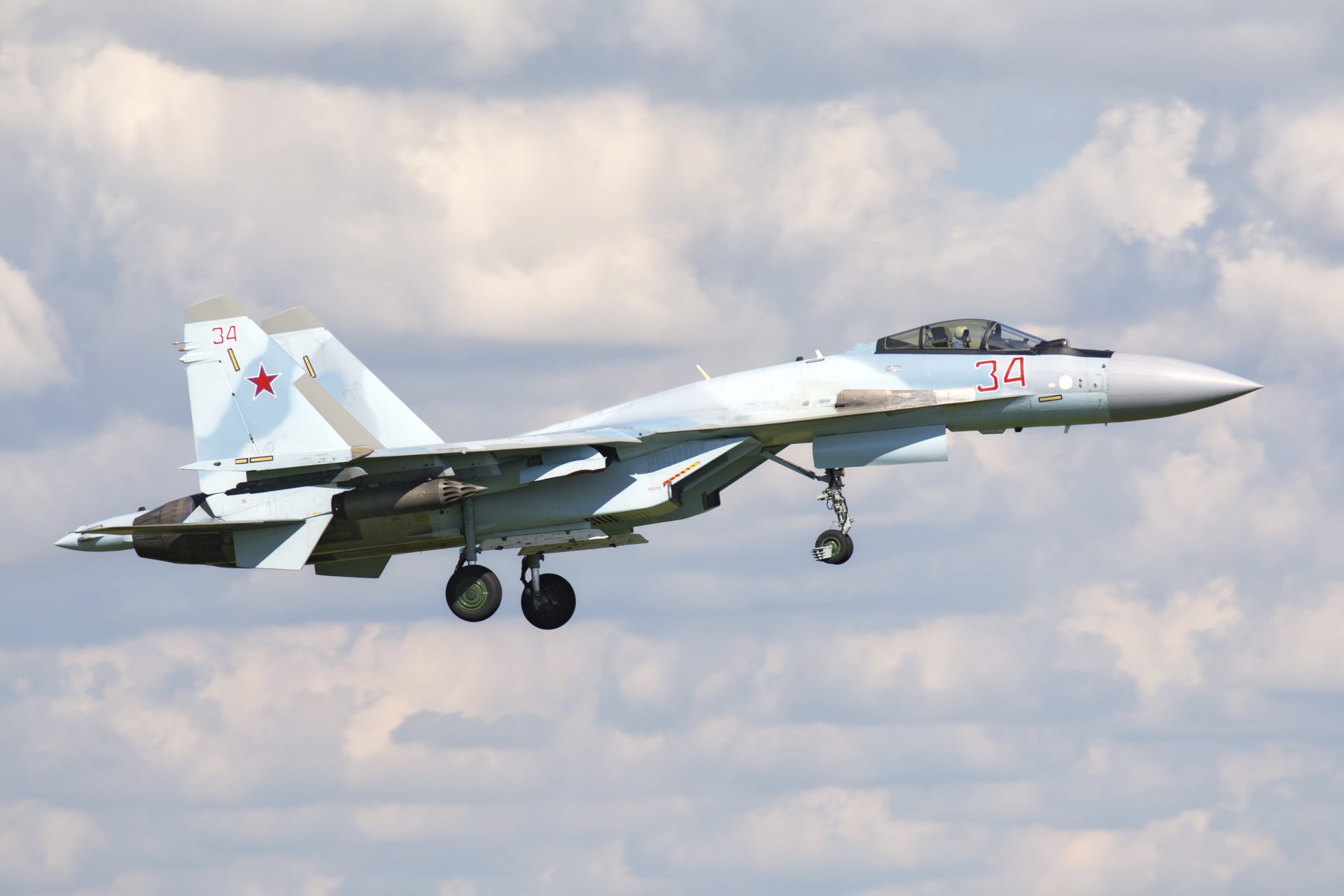 The Su-35S Flanker-E