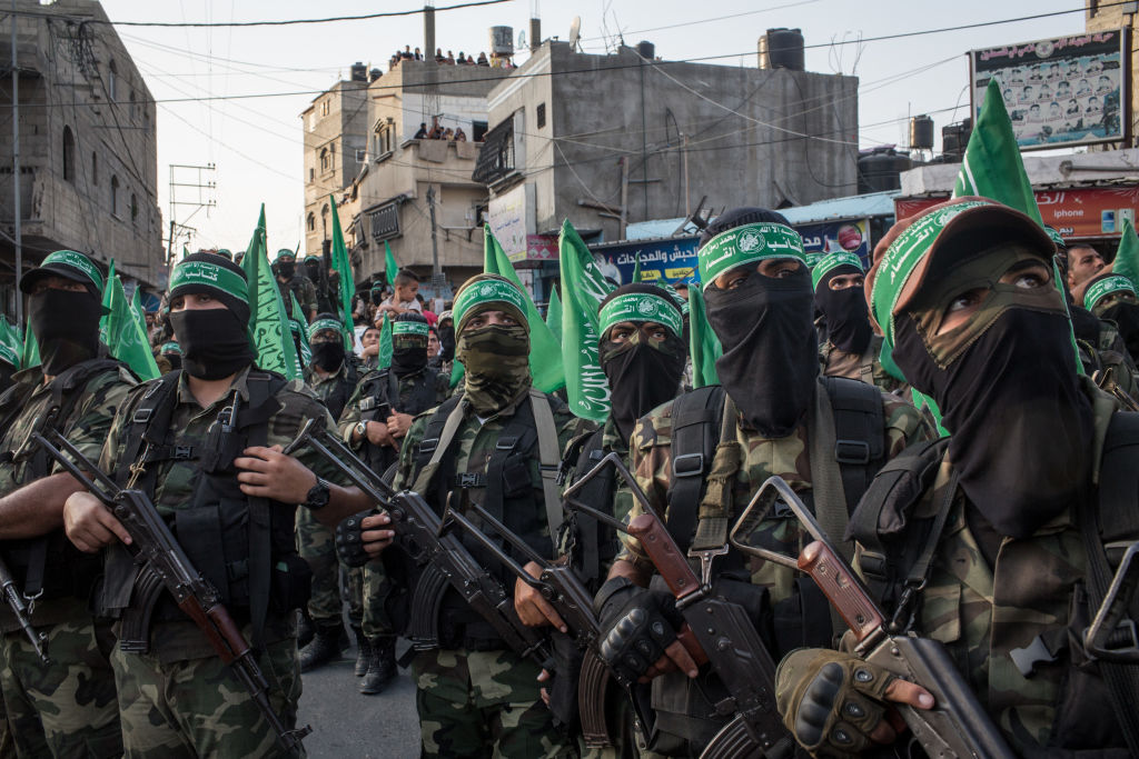 A video of supposed killing of citizens by Hamas 