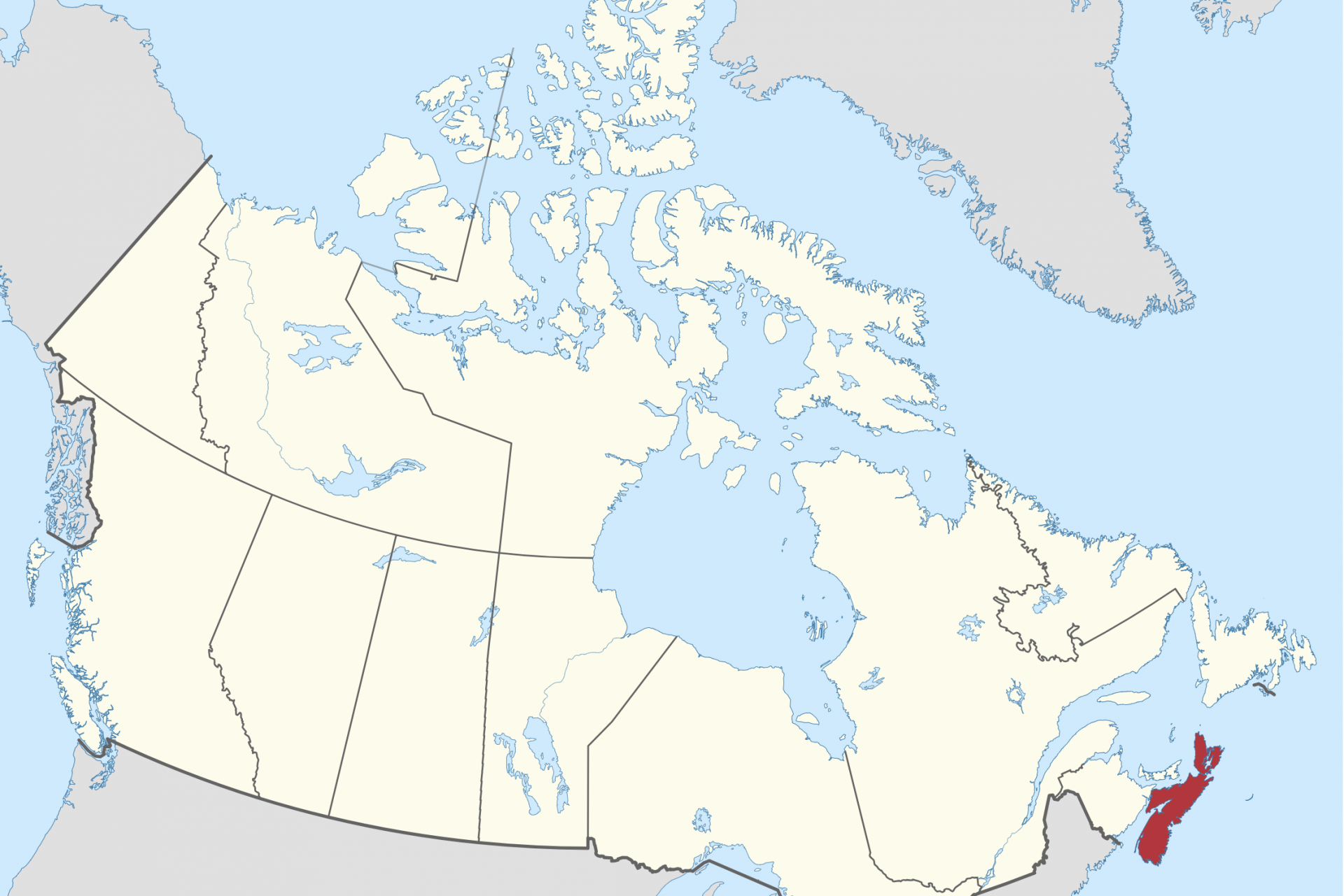 10. Nova Scotia — F