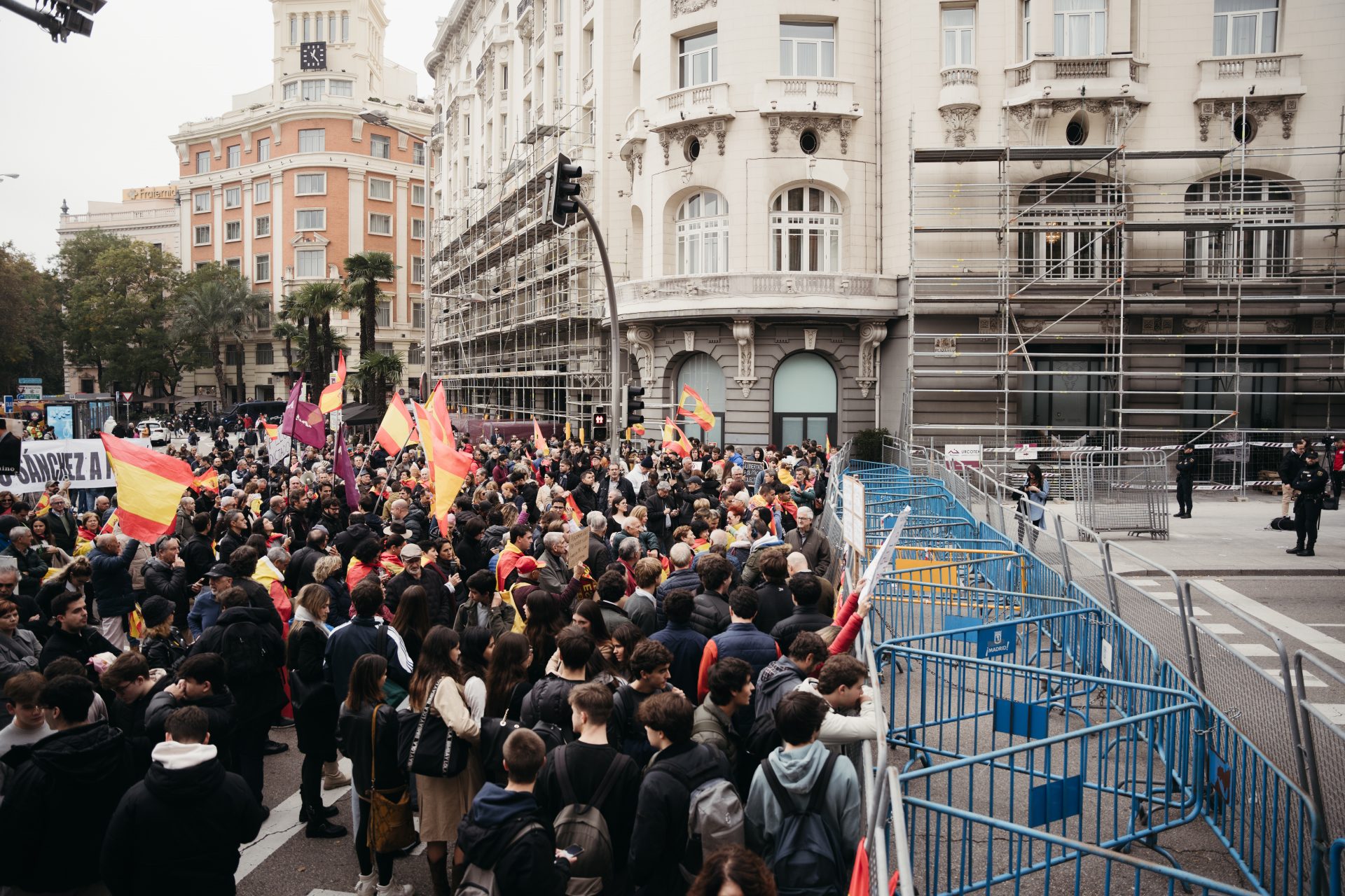 Protests against Pedro Sánchez’s win in Madrid