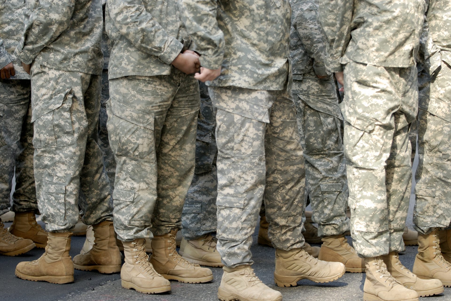 What's going on with military recruitment levels in the United States?