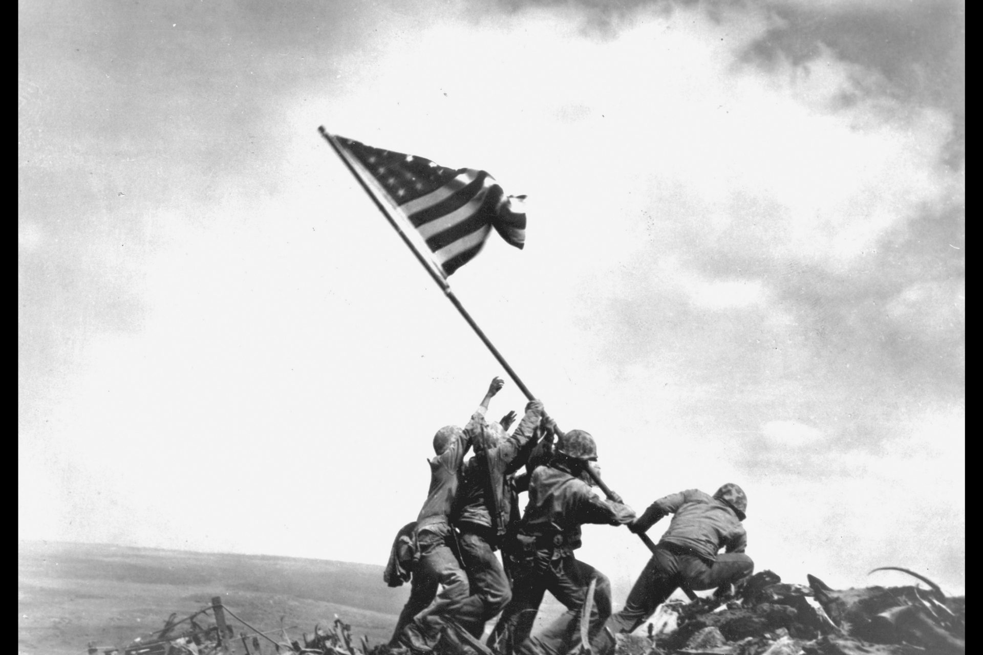 Raising The Flag On Iwo Jima -Joe Rosenthal