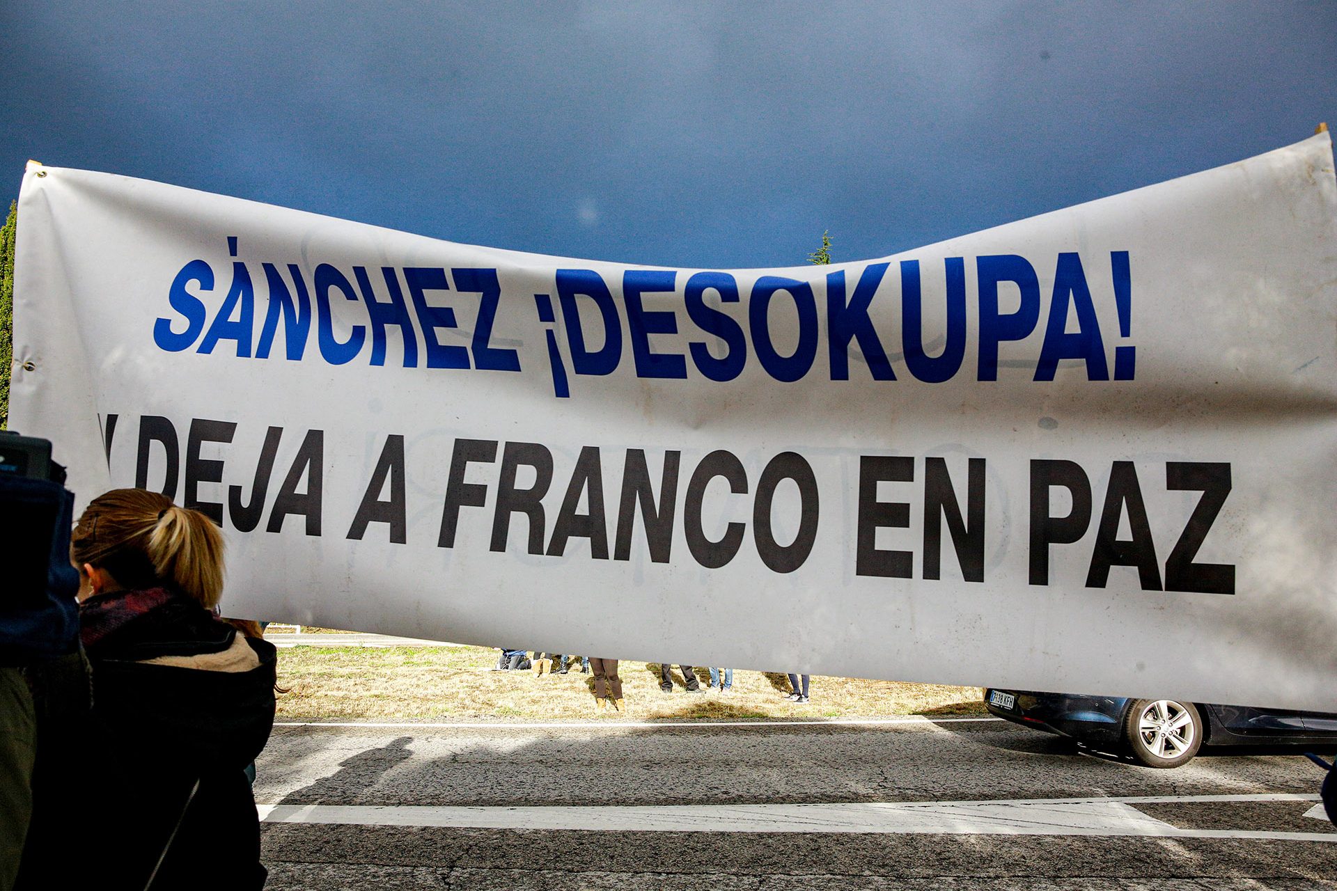 Exhumación de los restos de Francisco Franco