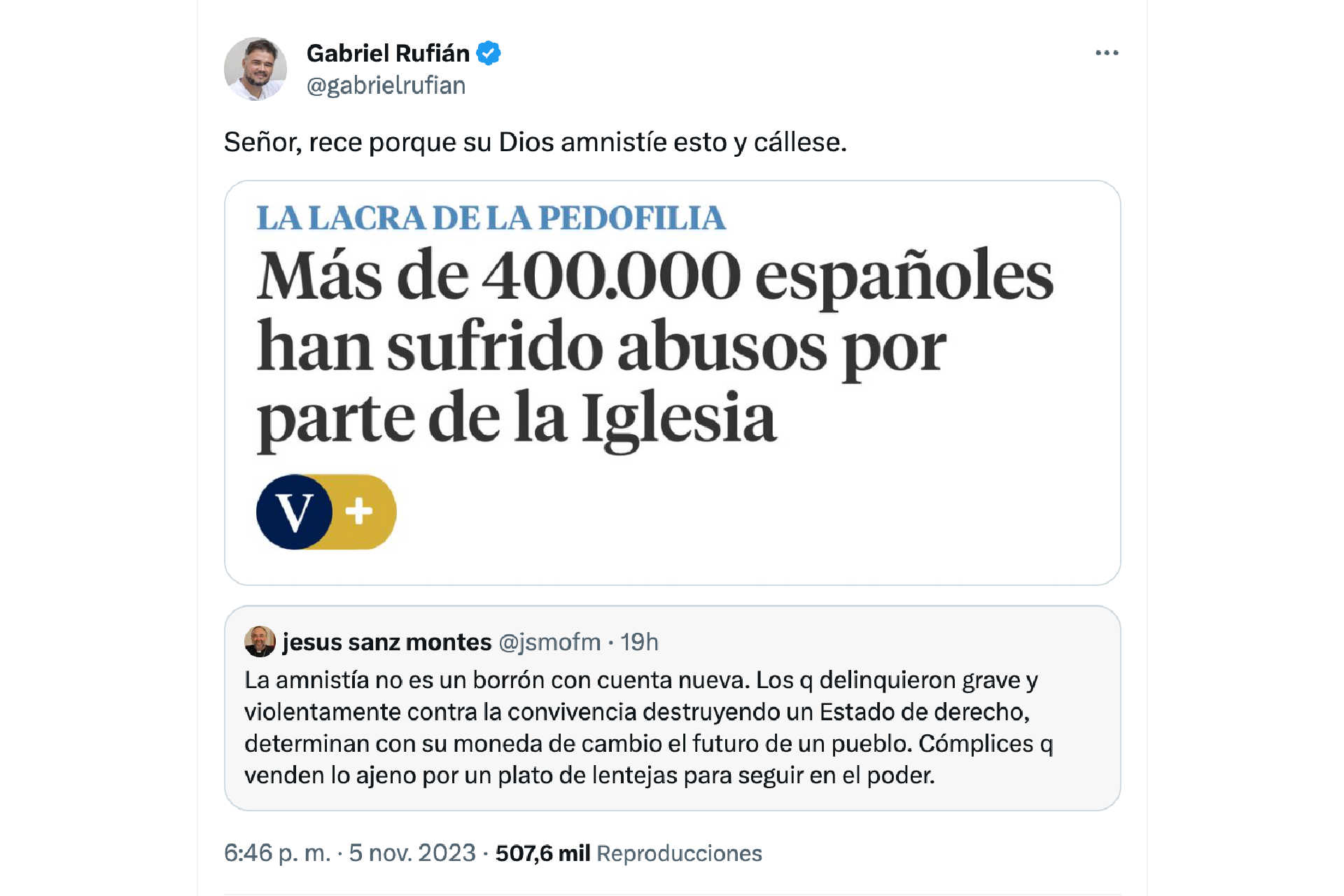 Rufián dispara