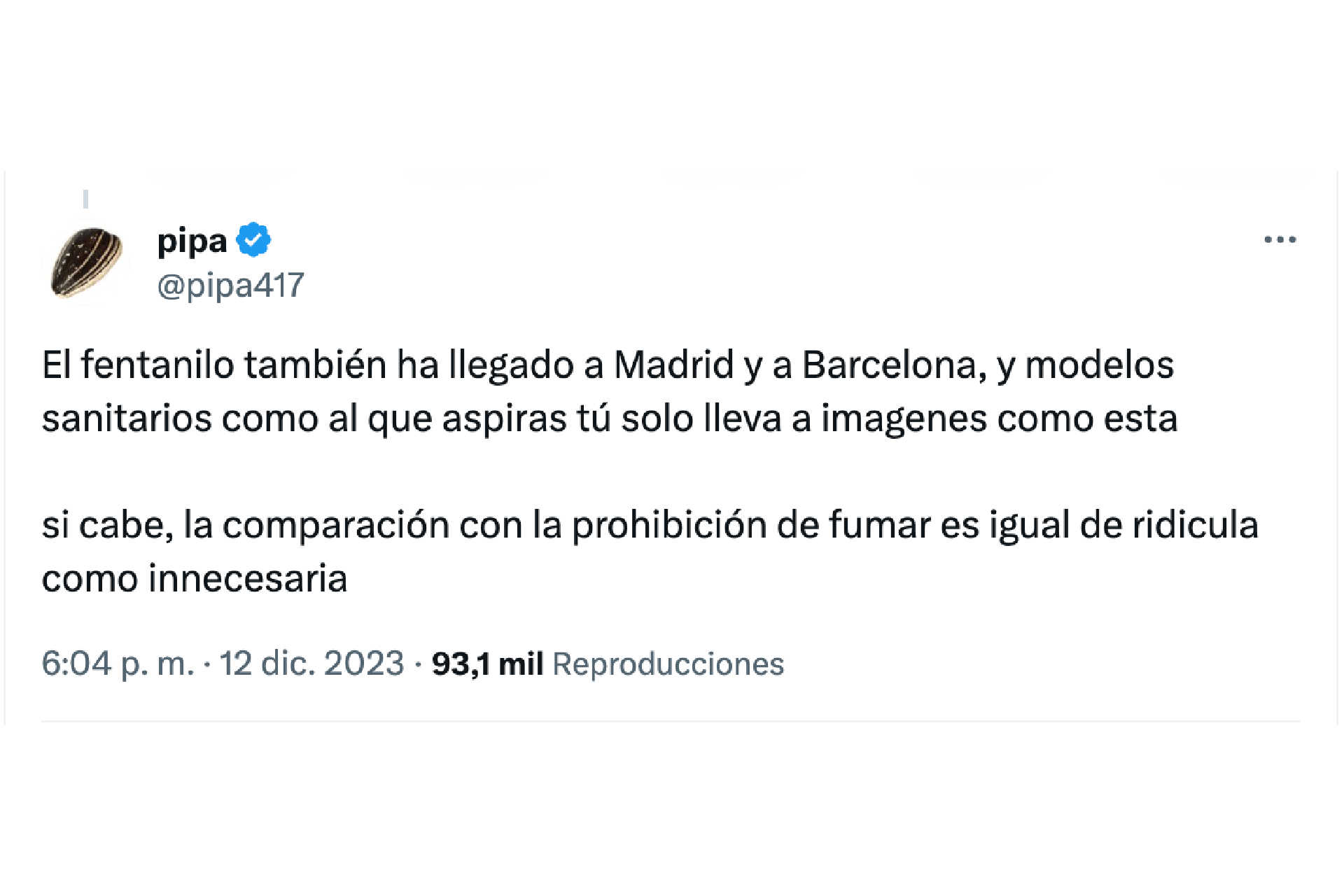 Ya está en España