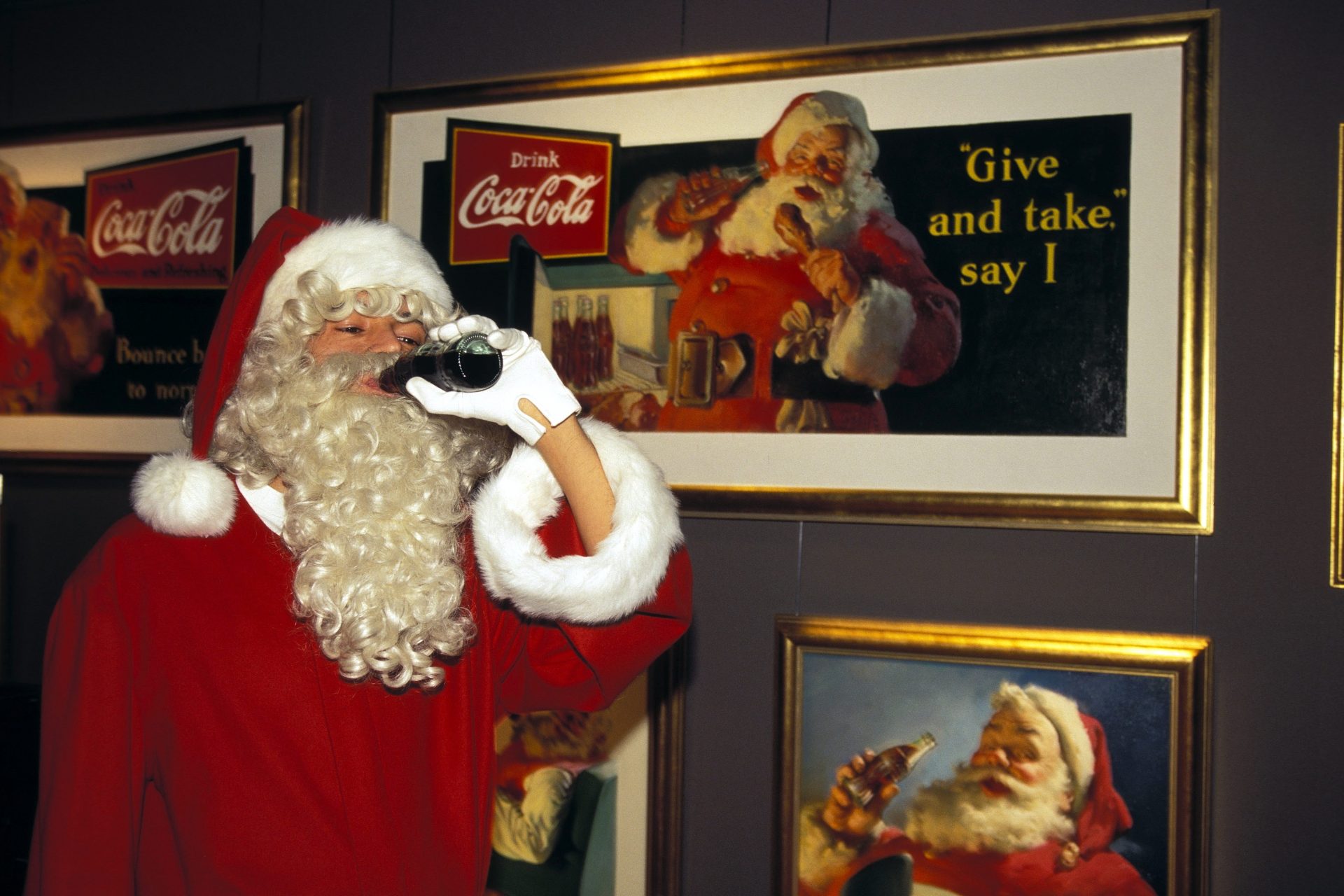 7. Santa Claus was invented by Coca-Cola