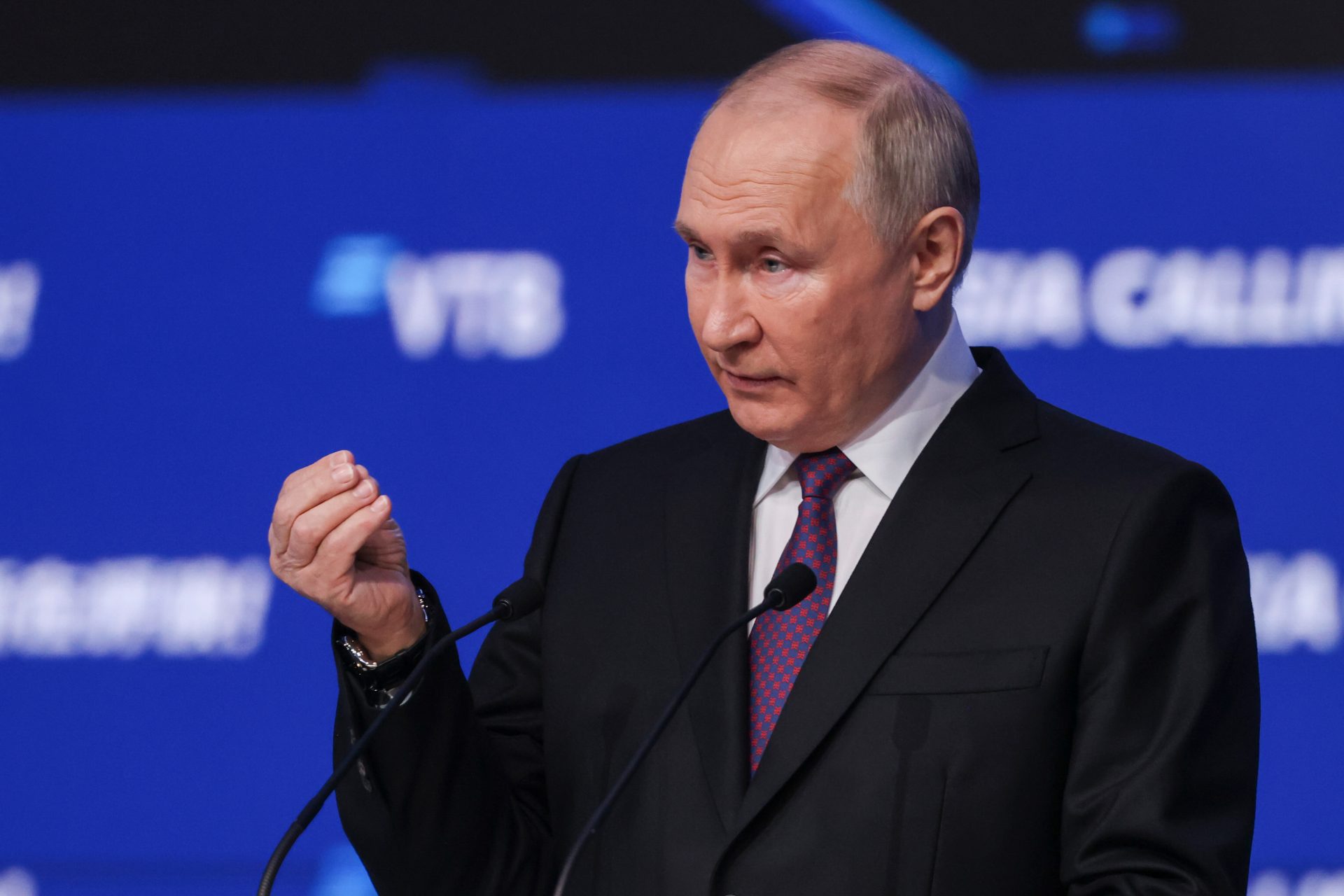 通算5期目を狙うプーチン大統領
