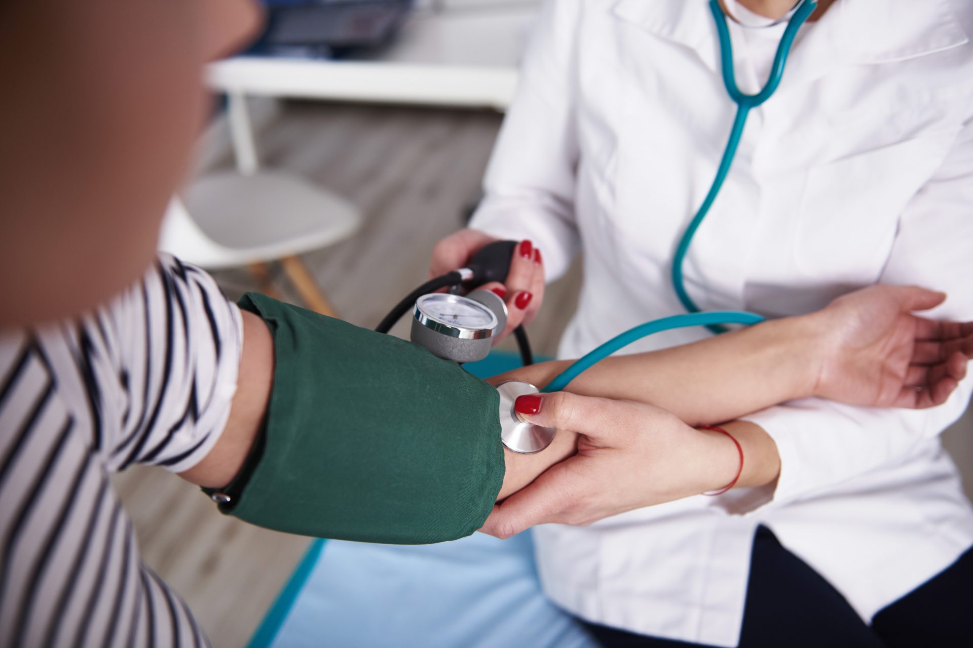 Heart rate and blood pressure improved