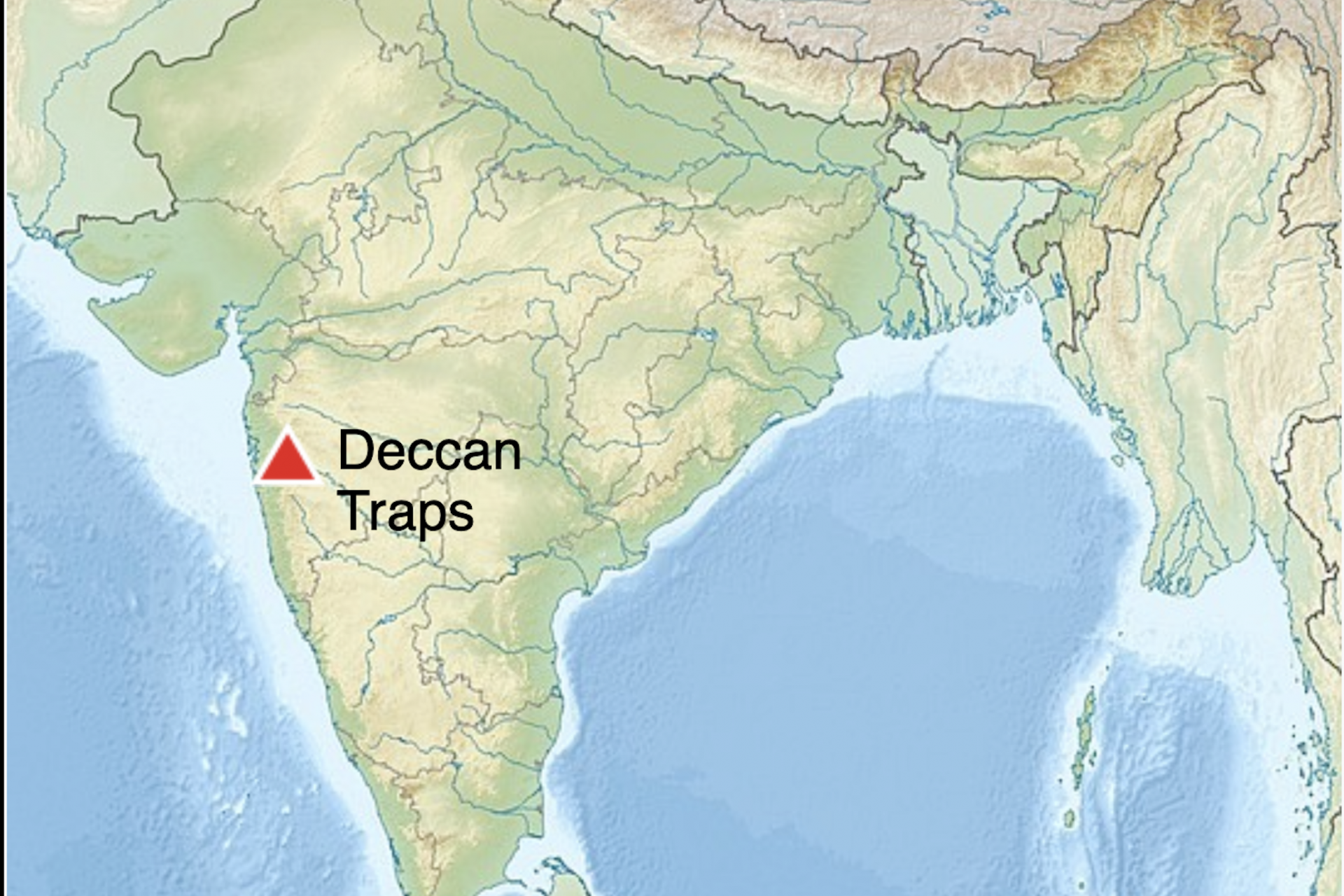 Que sont les trapps du Deccan ?