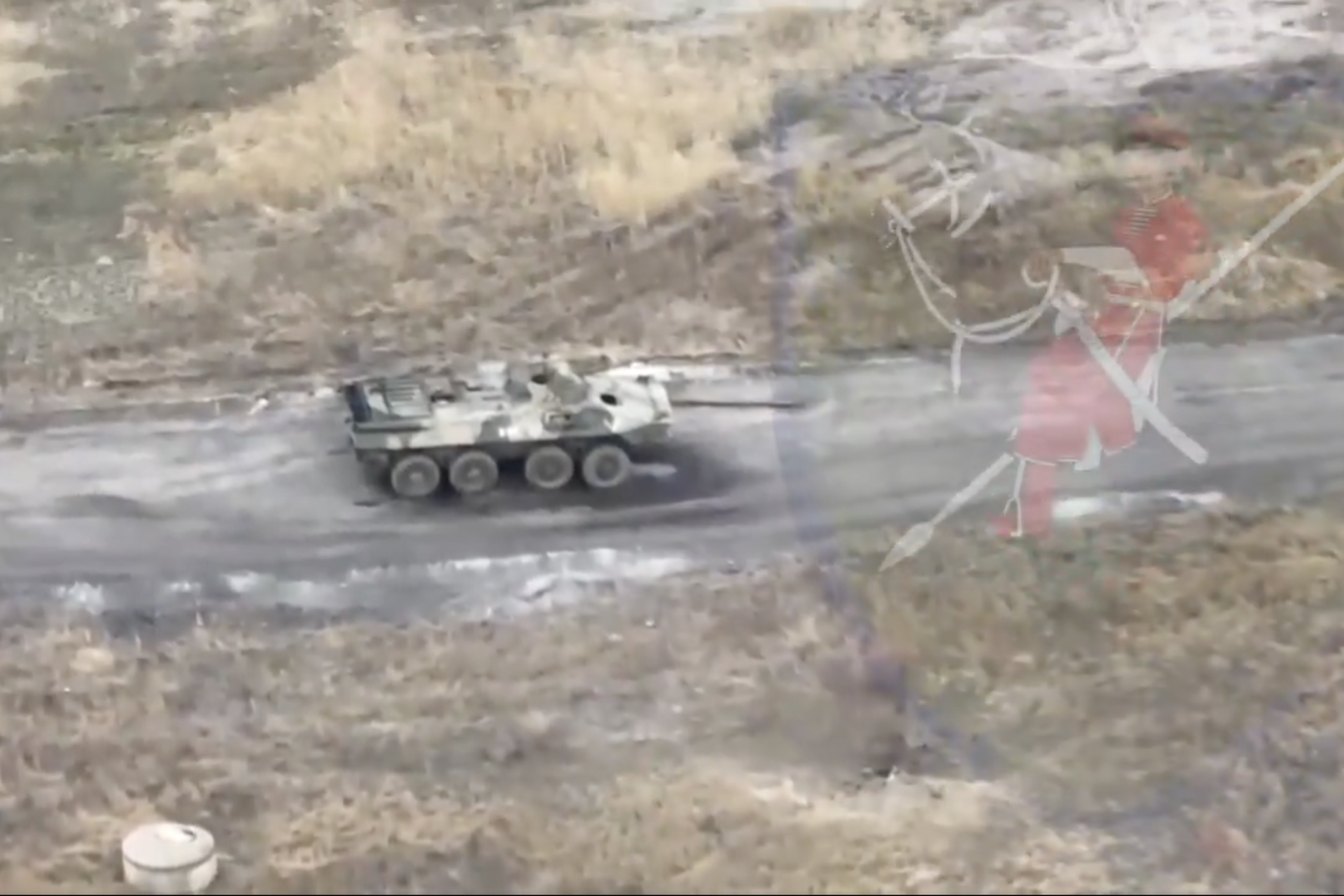 Videoaufnahmen der 110. Brigade der Ukraine