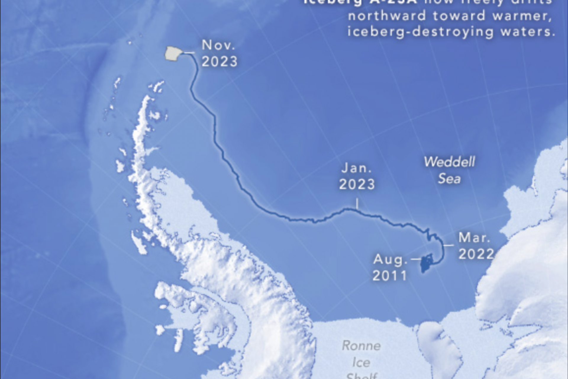 Not your average Antarctic iceberg