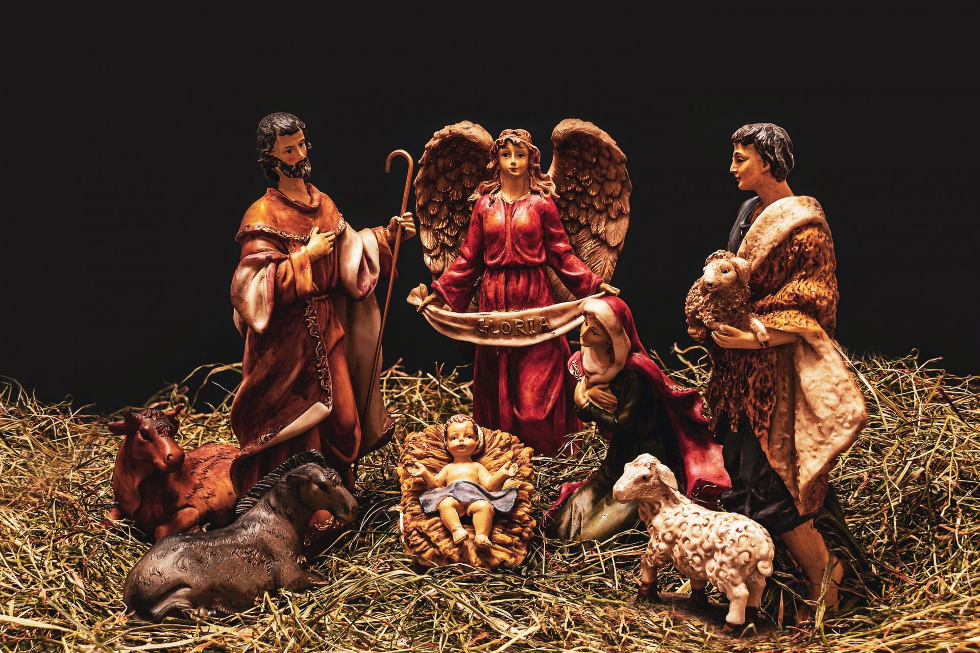 8. Jesus was born in a stable