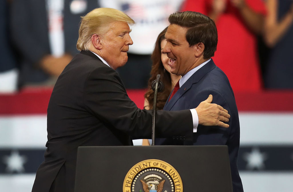 DeSantis nunca usó los problemas legales de Trump en su contra