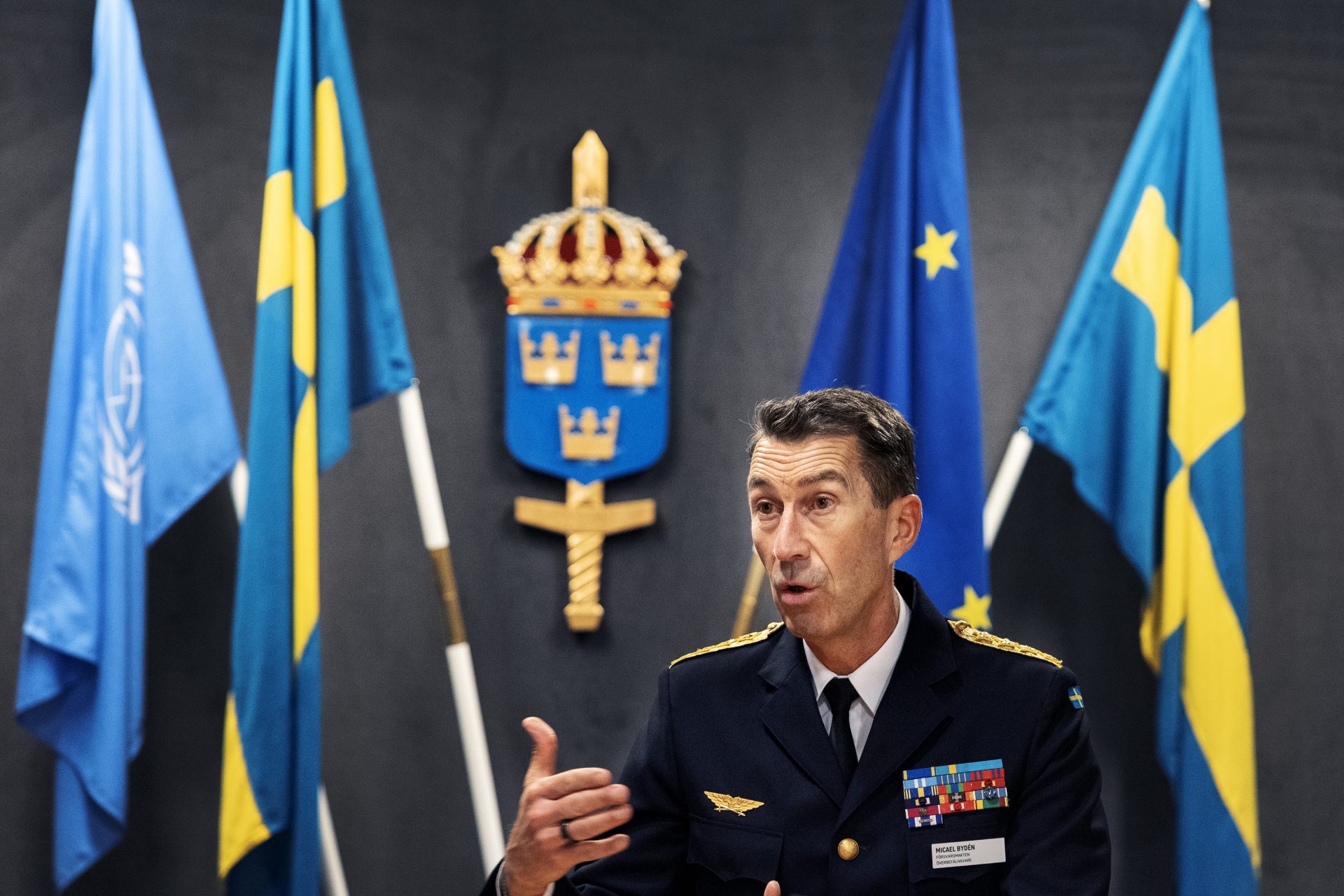 Le commandant en chef de la Suède a confirmé ces propos