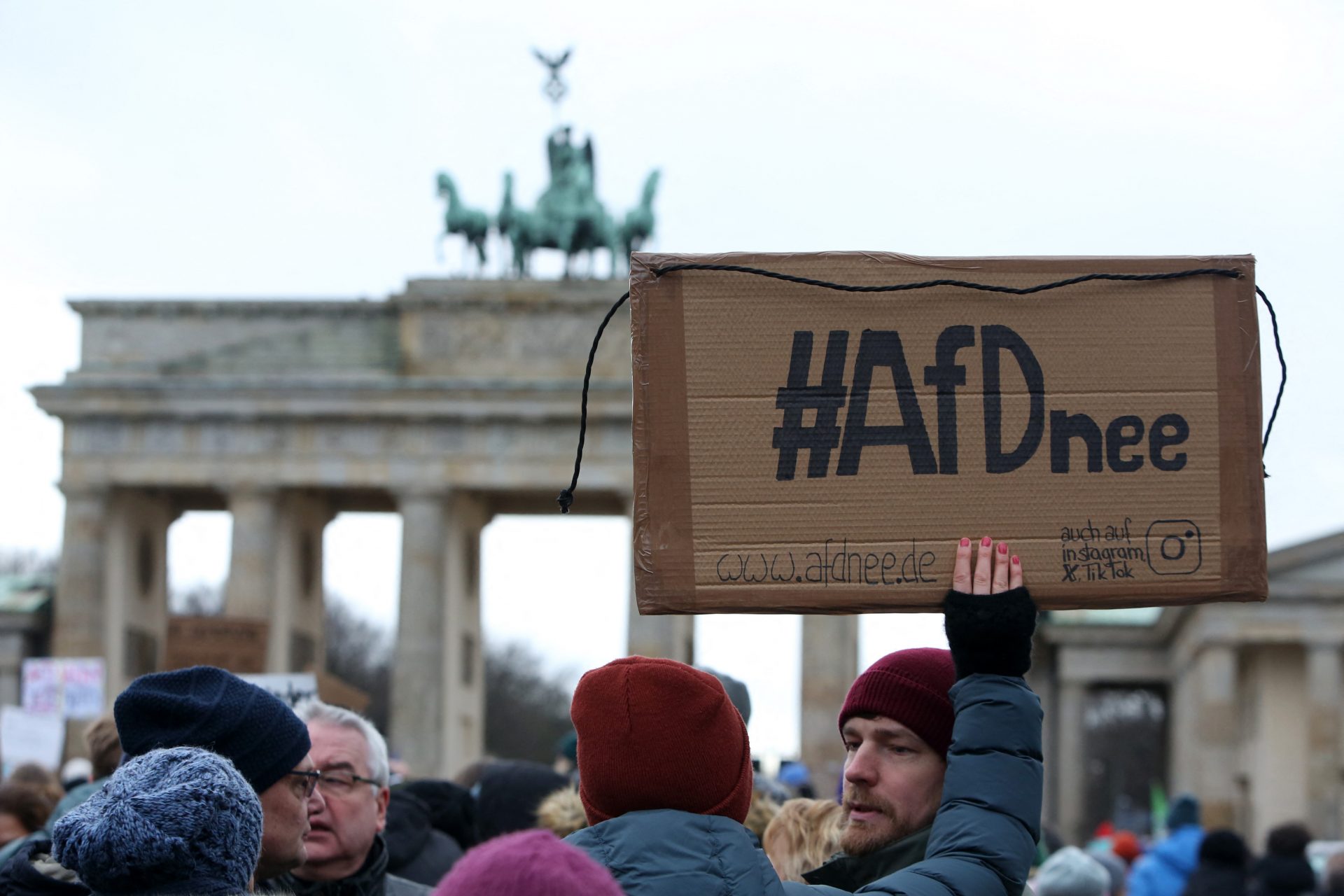 Duitsers protesteren massaal tegen opkomst extreemrechts