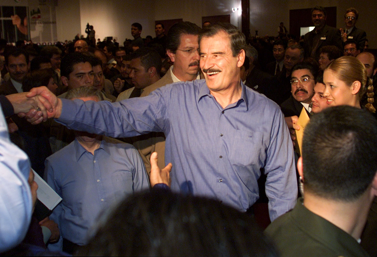 Entró en la política con Vicente Fox