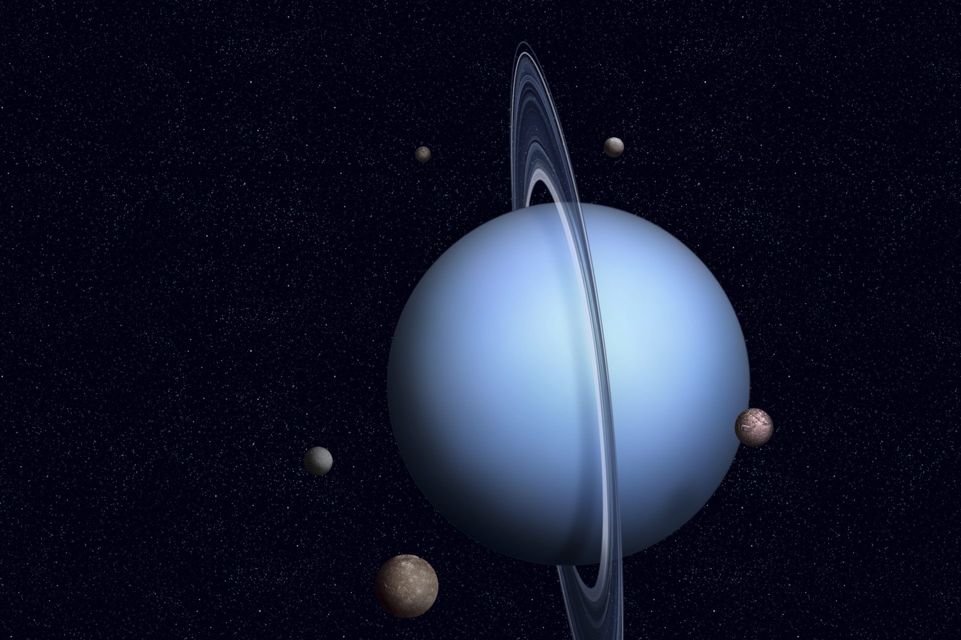 Uranus hat mehr Monde und Ringe als man dachte 