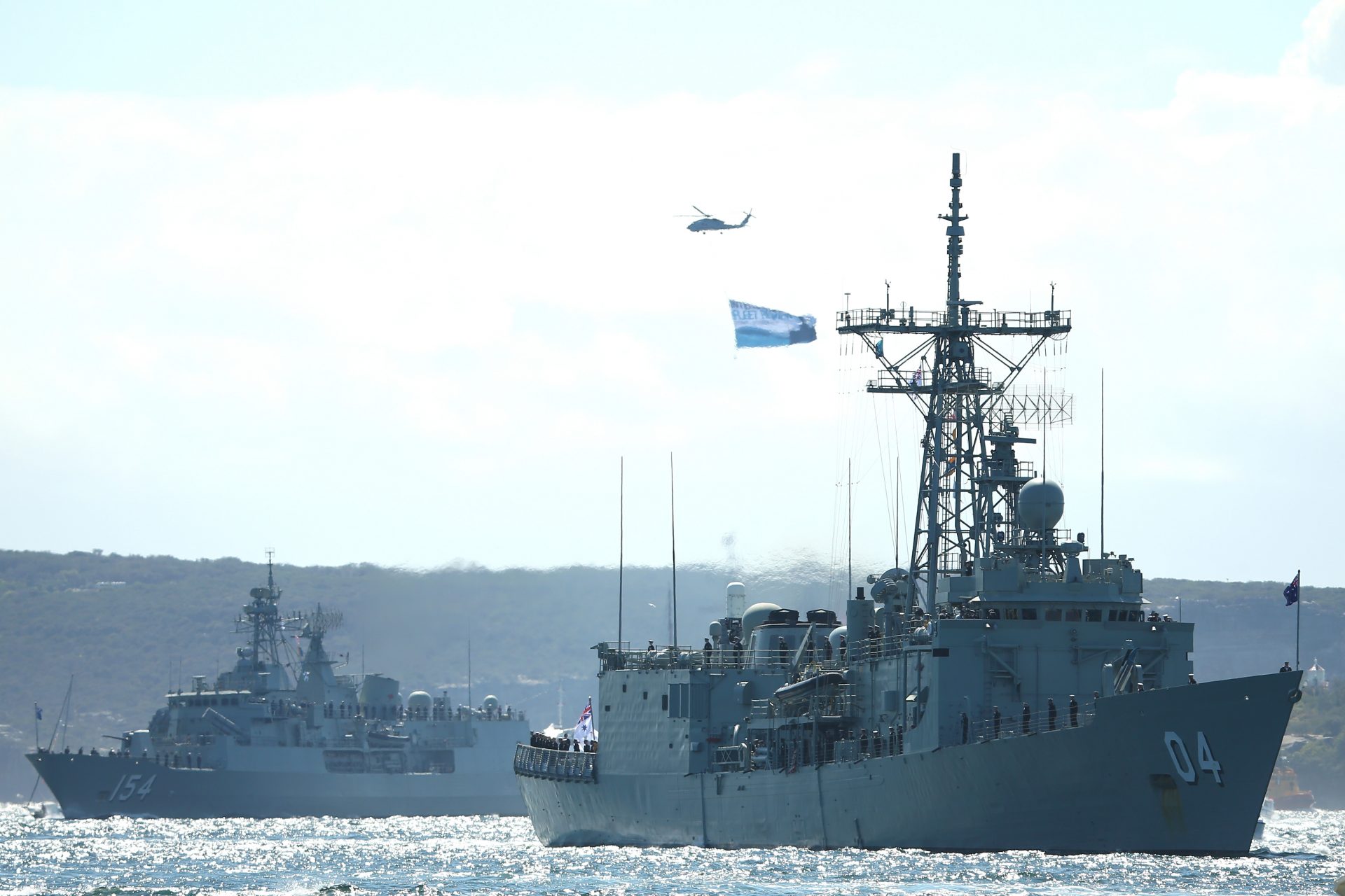 Biggest navy build-up since World War II