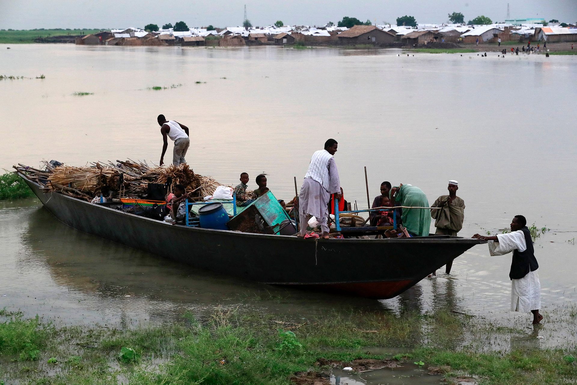 Significant loss of flow as it passes through Sudan