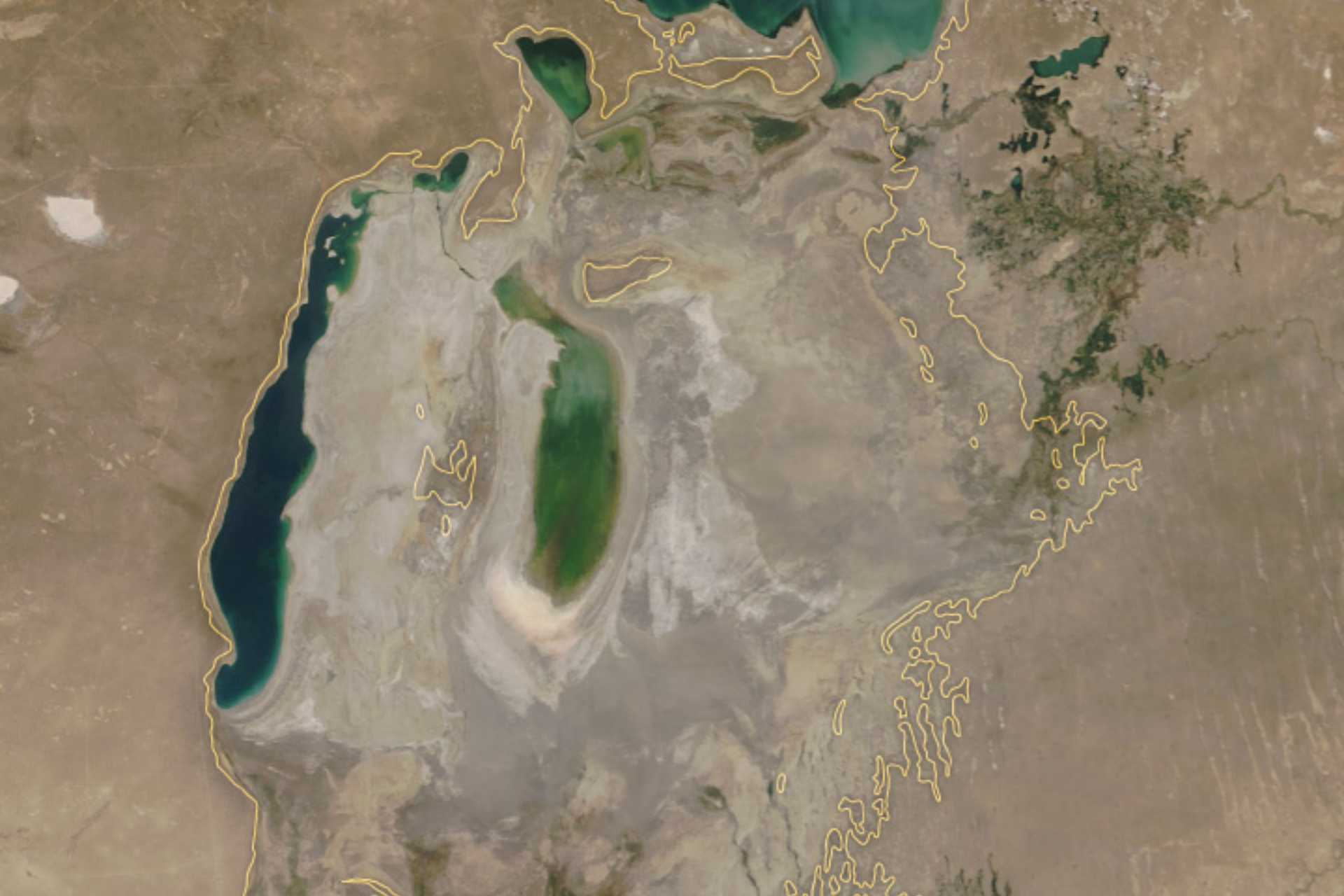 Mer d'Aral (Kazakhstan et Ouzbékistan) - 2018