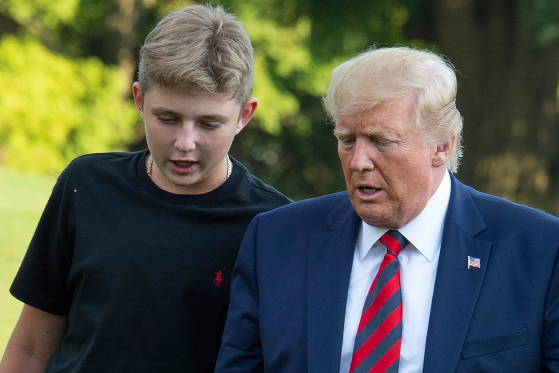 Donald thought Barron getting into politics was 