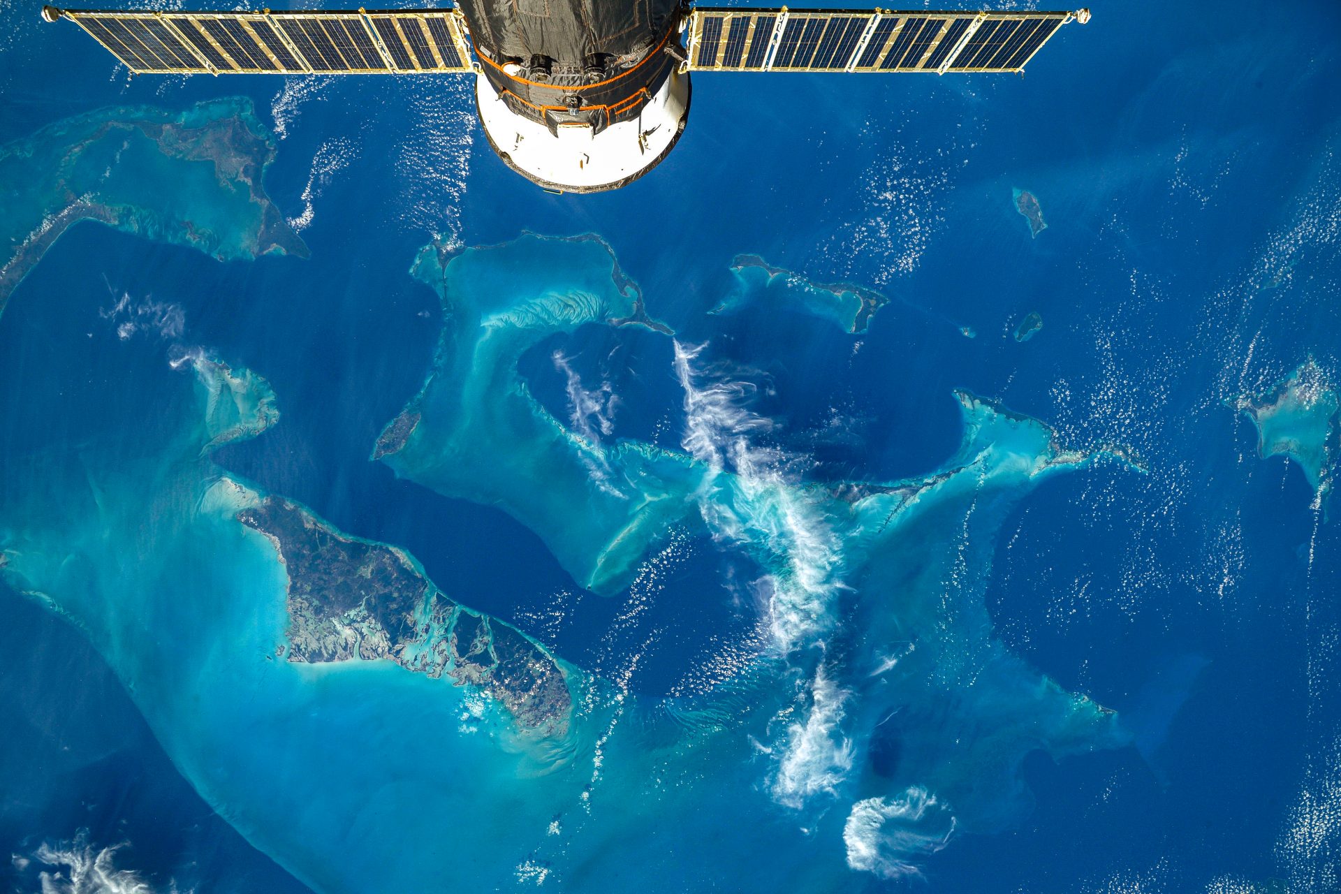 Les Caraïbes vues de l'espace