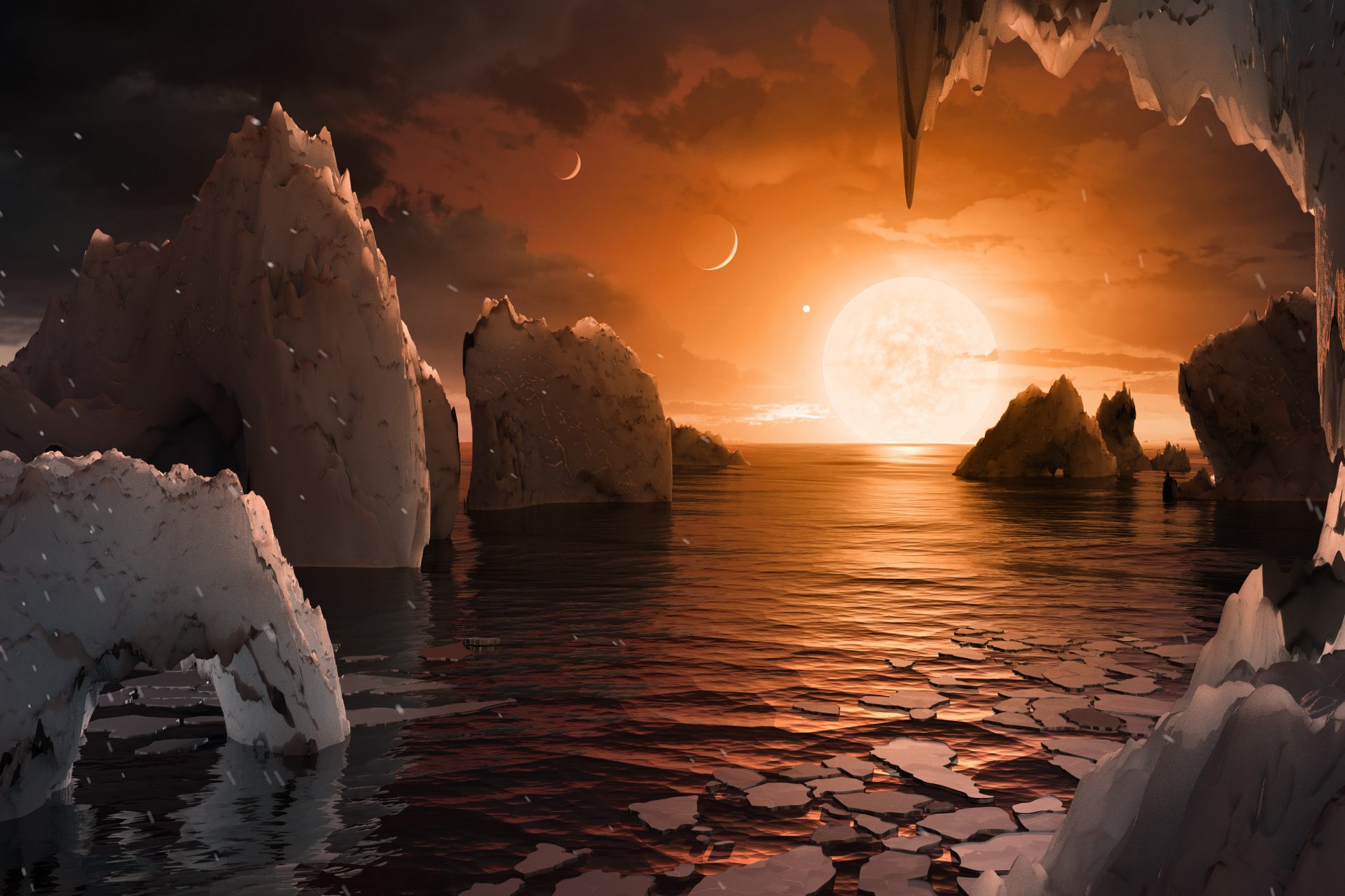 Un planeta con temperaturas de contrastes