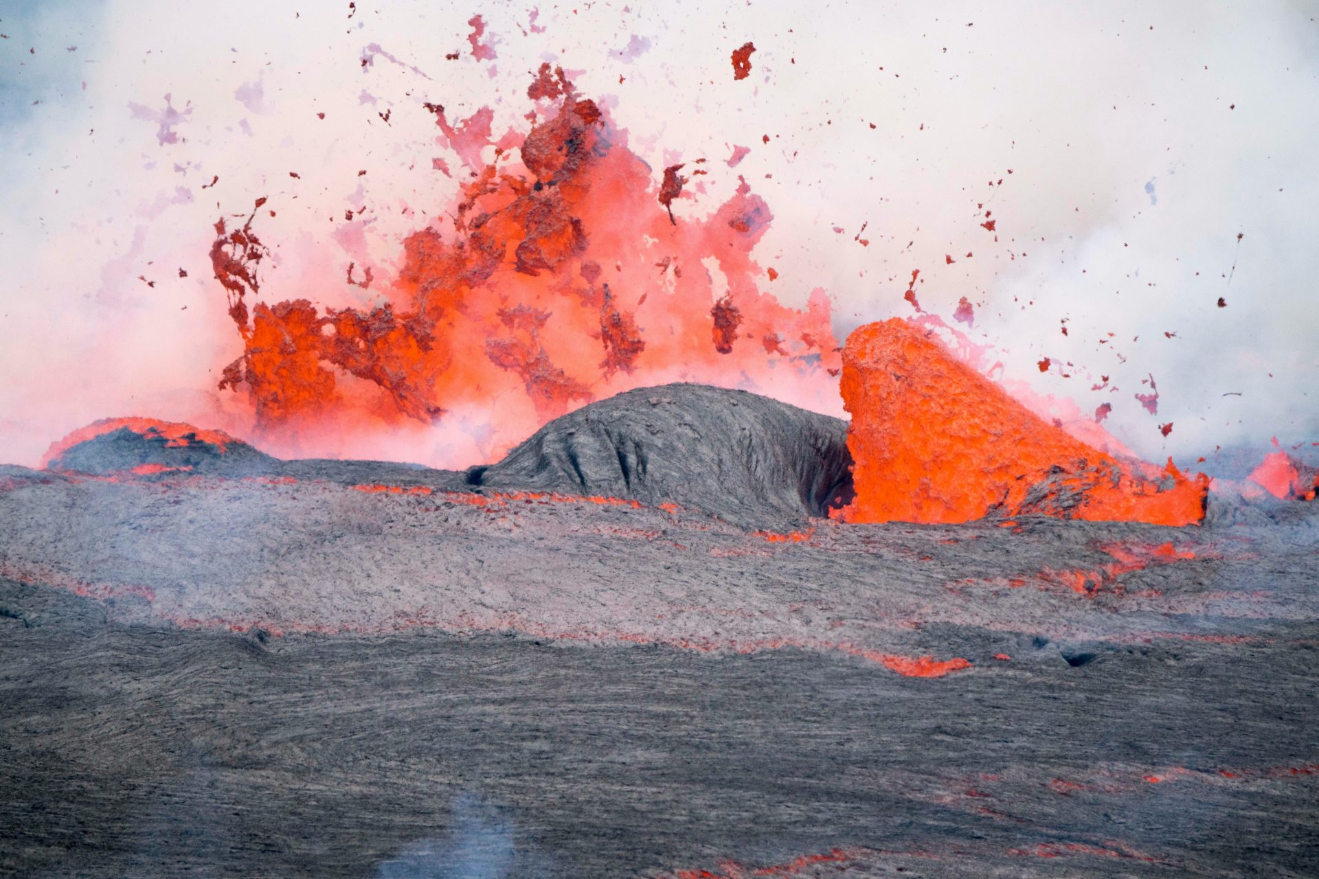 Chemicals influenced by volcanic rock 