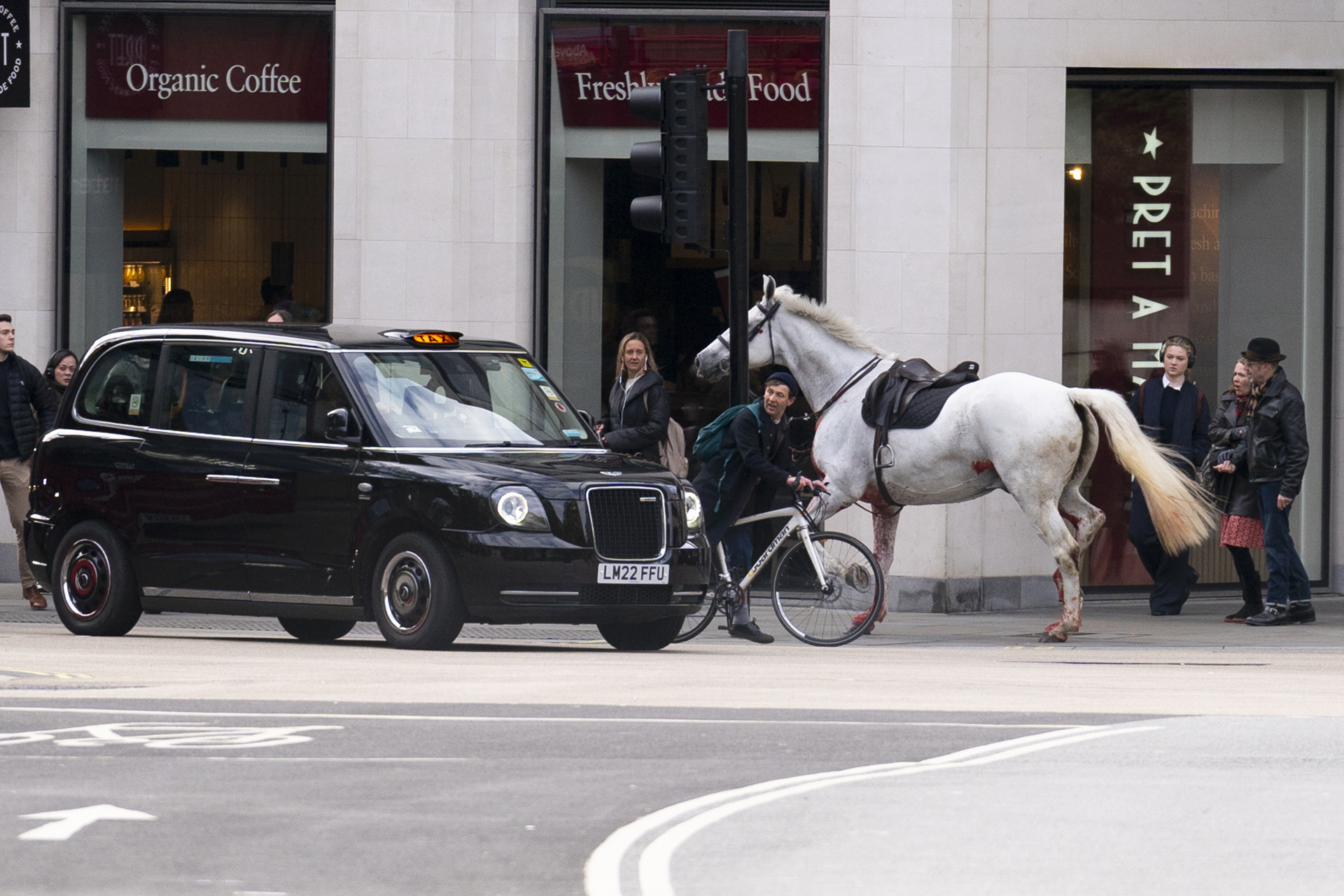 A busy London area 