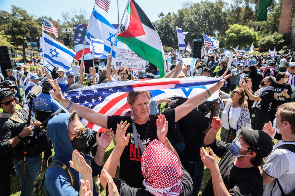 Contre-manifestations pro-israéliennes 
