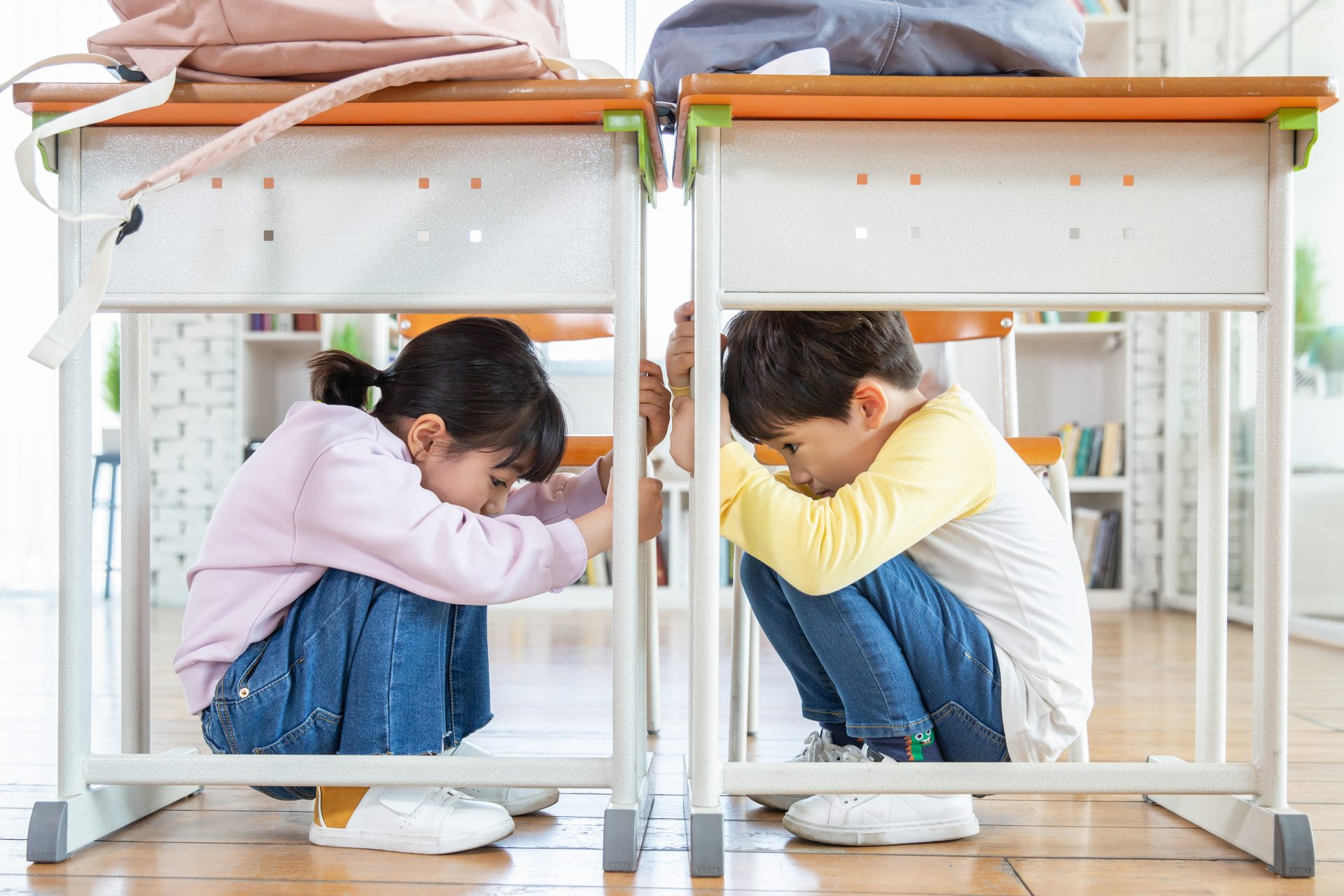 Under the table