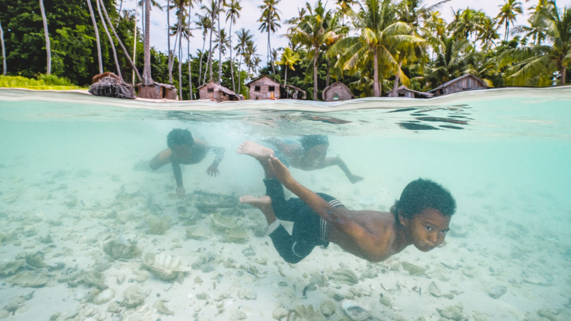 Un pueblo bajo el agua