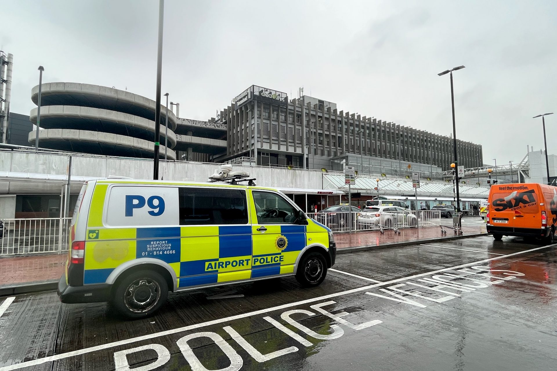 Les services d'urgence de l'aéroport de Dublin ont pris en charge les blessés