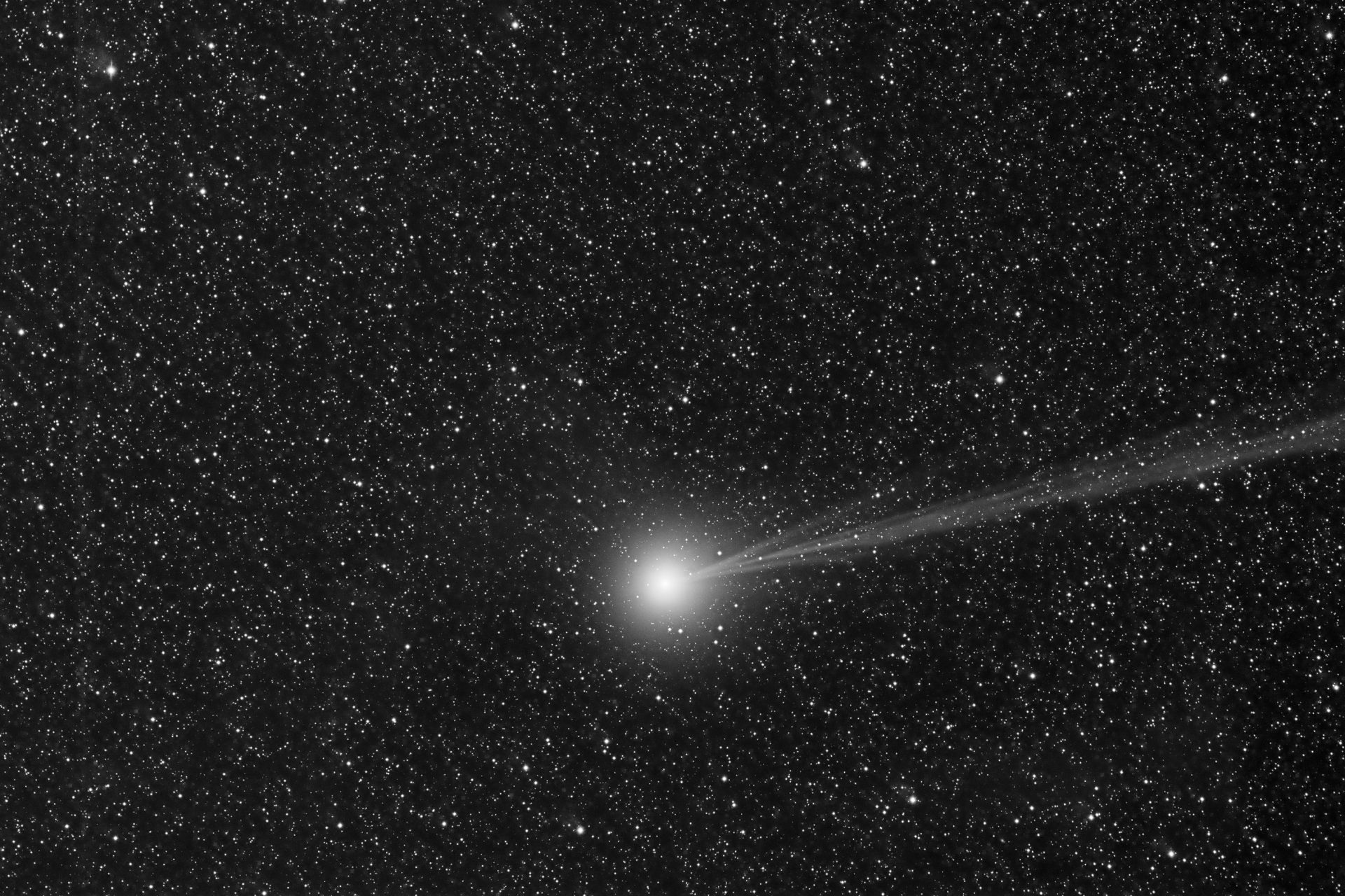 2本角の彗星