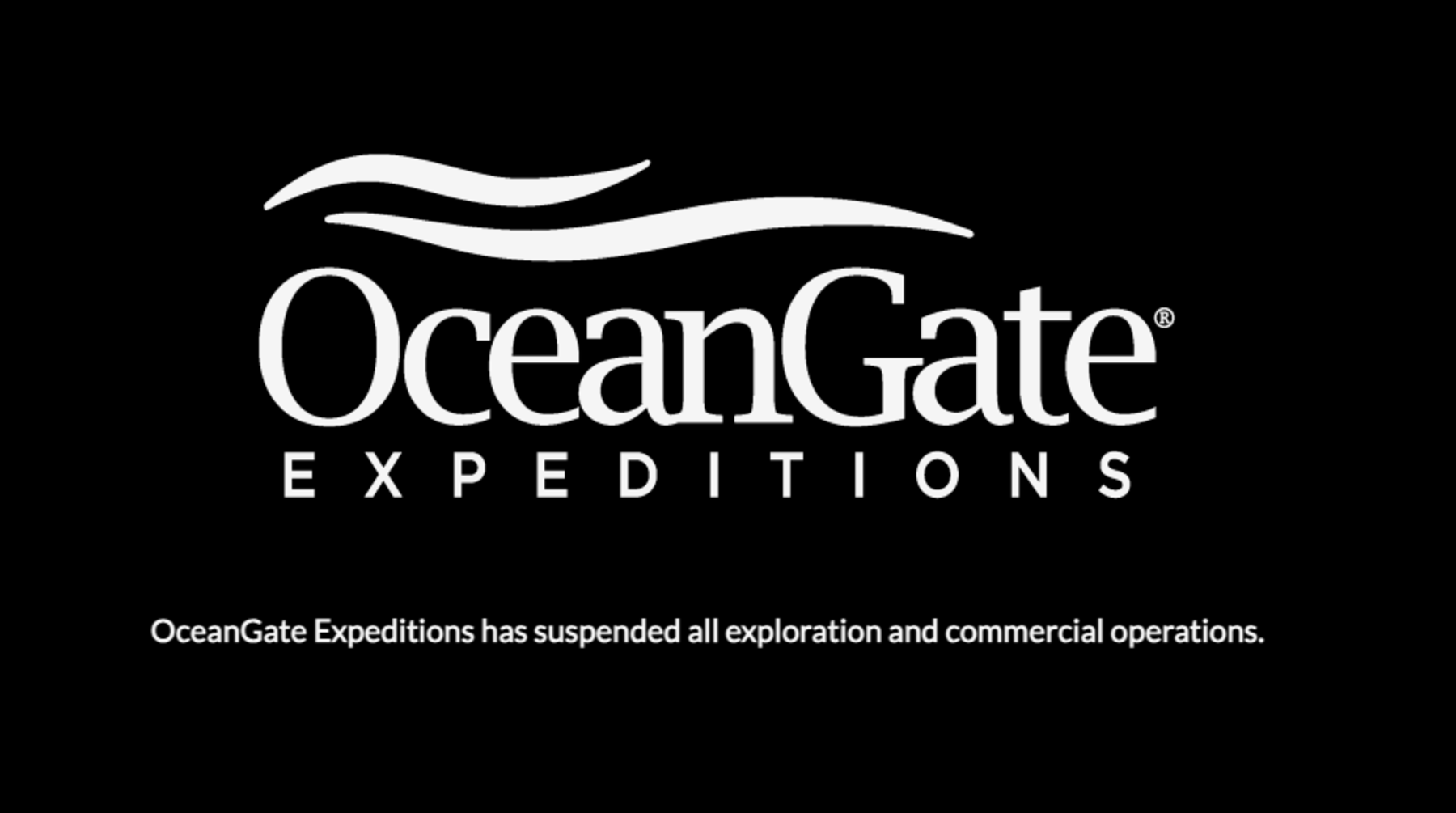 OceanGate suspended its activities