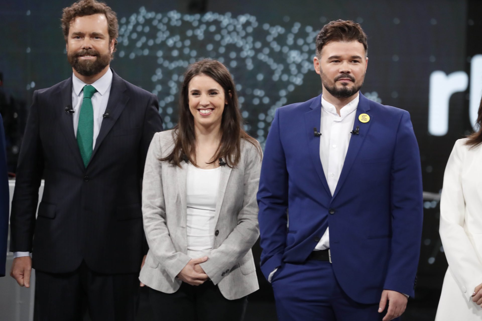 Rufián con Irene Montero