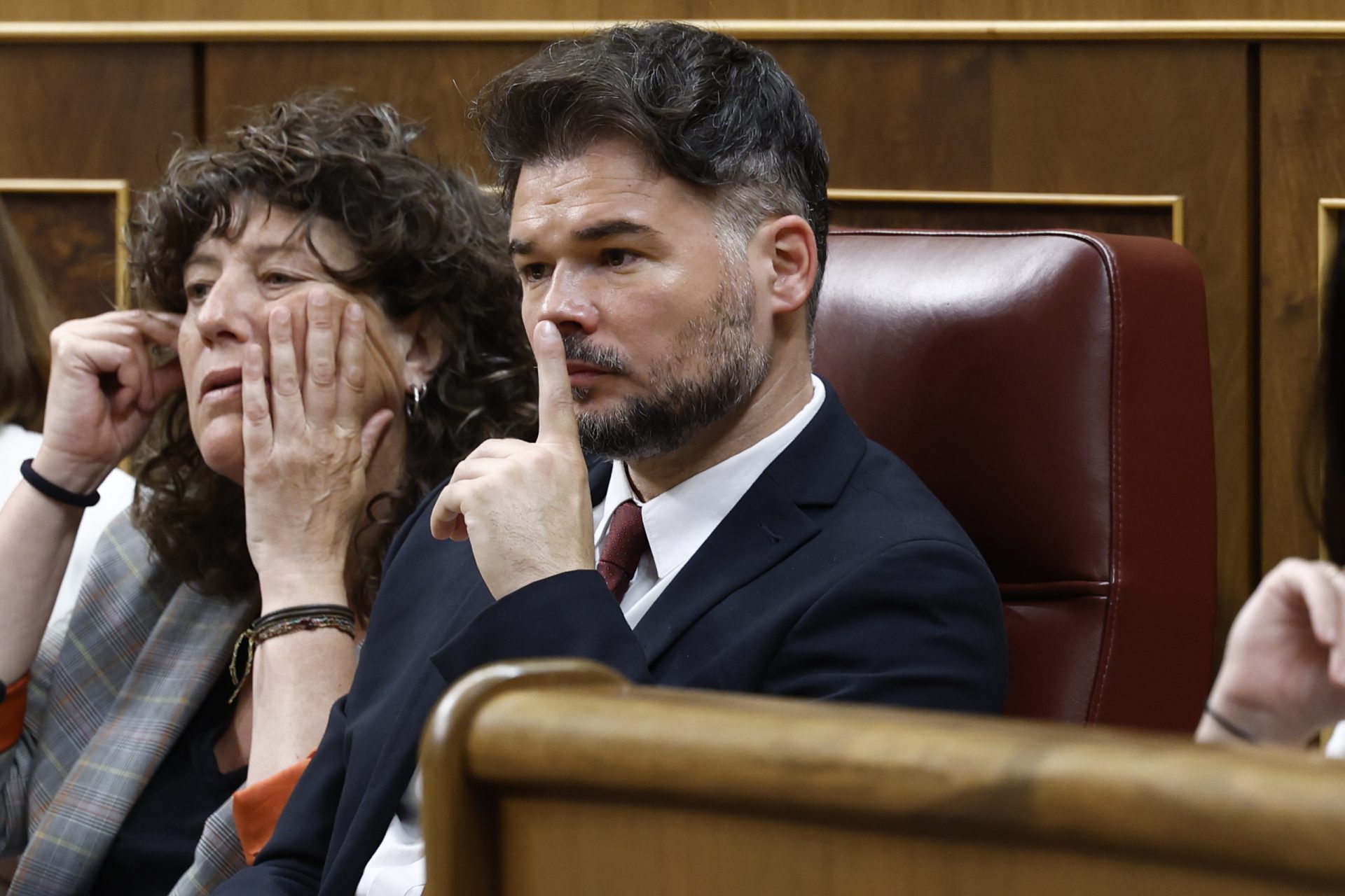 Gabriel Rufián opina sobre la caída de Yolanda Díaz