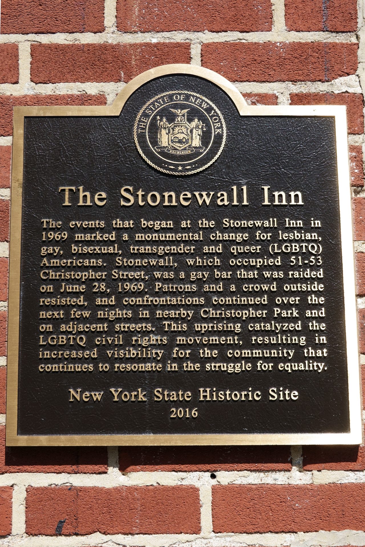Expelled from Stonewall Inn