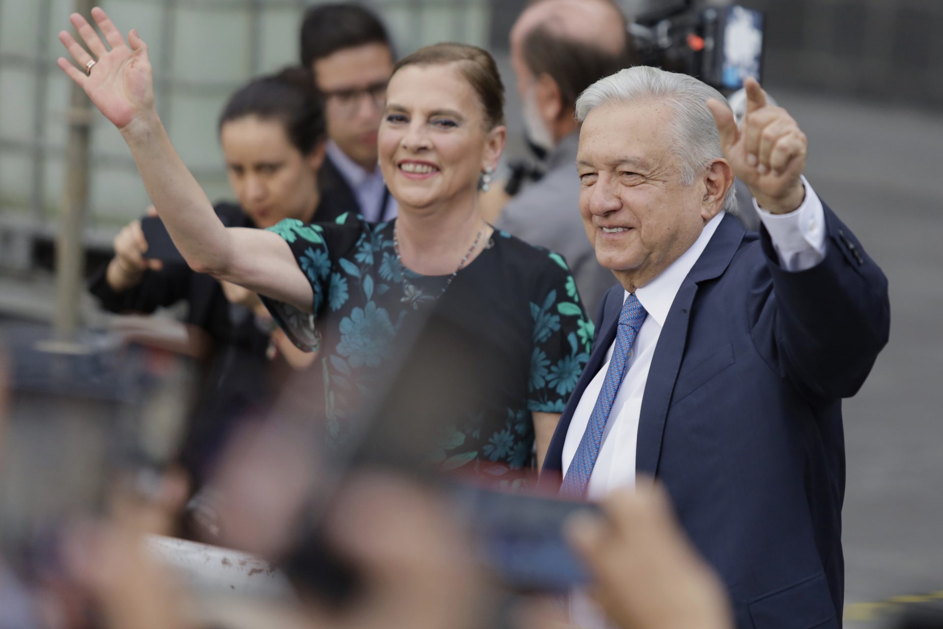 López Obrador y su esposa Beatriz Gutiérrez Müller, ¿se separan?